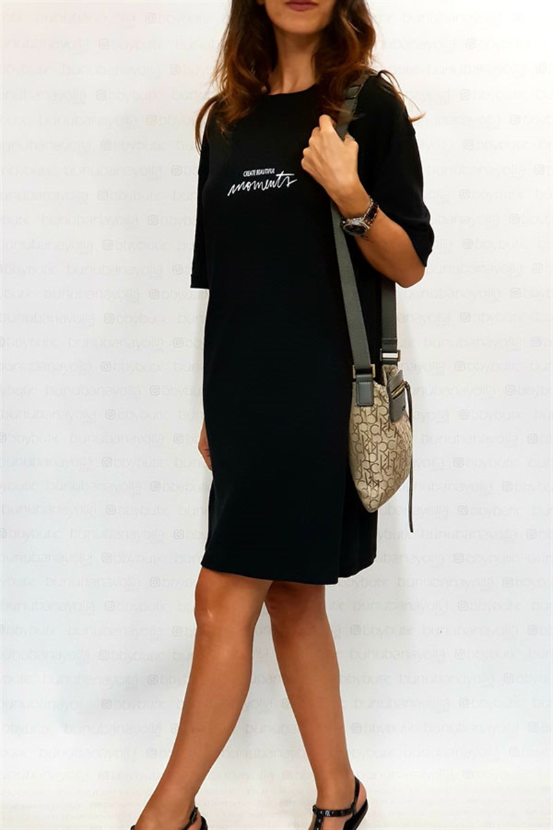 Moments Basic Tshirt Elbise