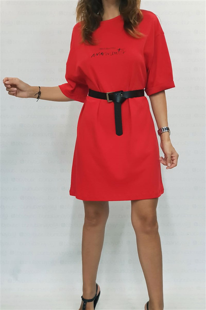 Moments Basic Tshirt Elbise