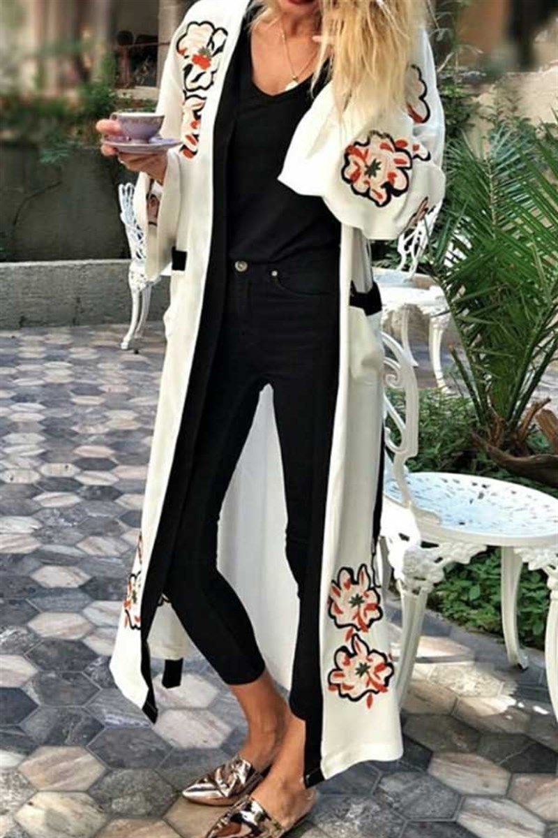 Nakış İşlemeli Kimono