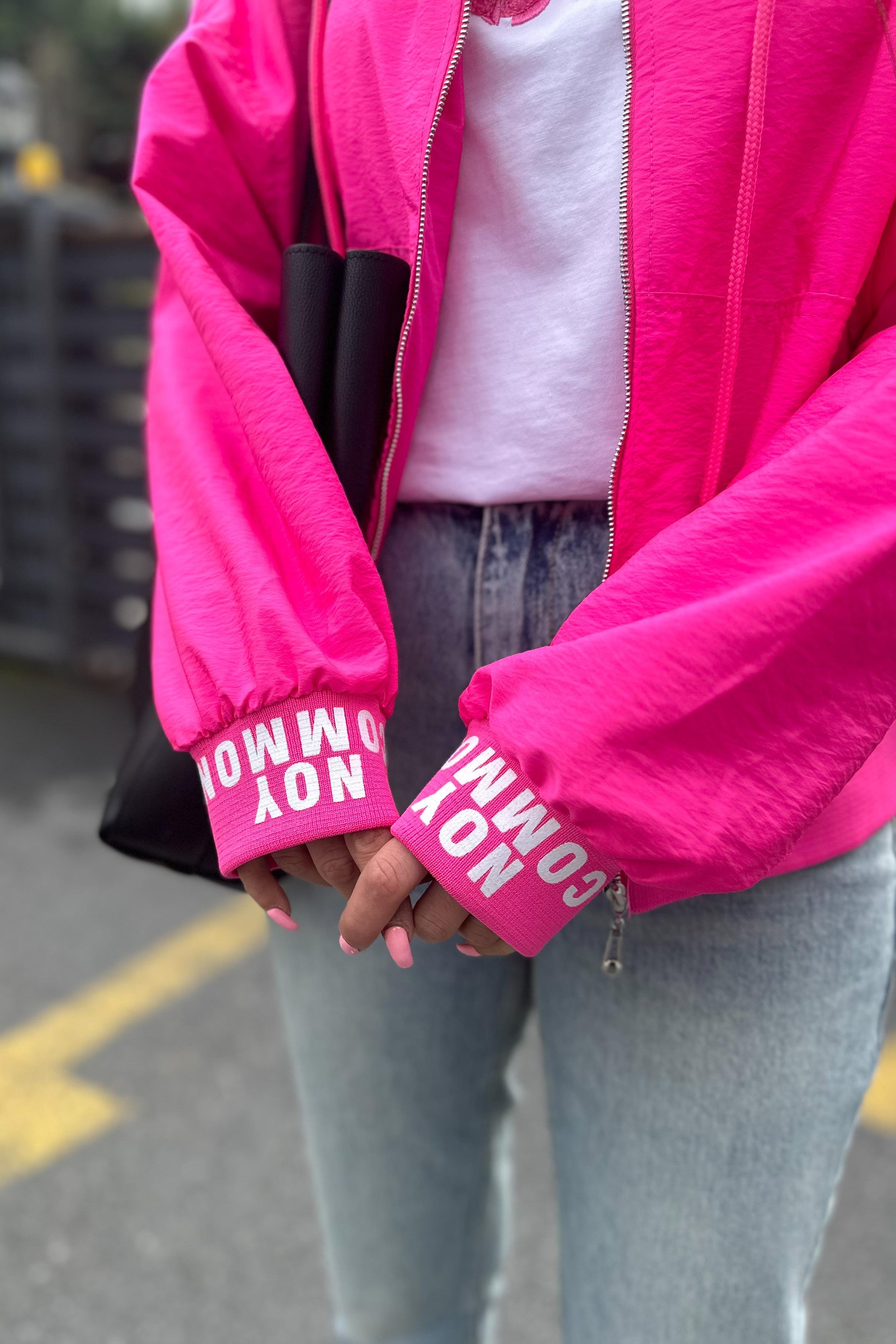 Neon Pembe YağmurlukMONT/CEKET