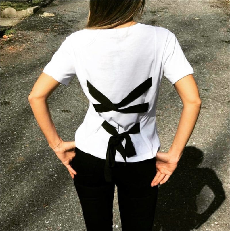 Not Your Gift Sırtı Bağlamalı Tshirt