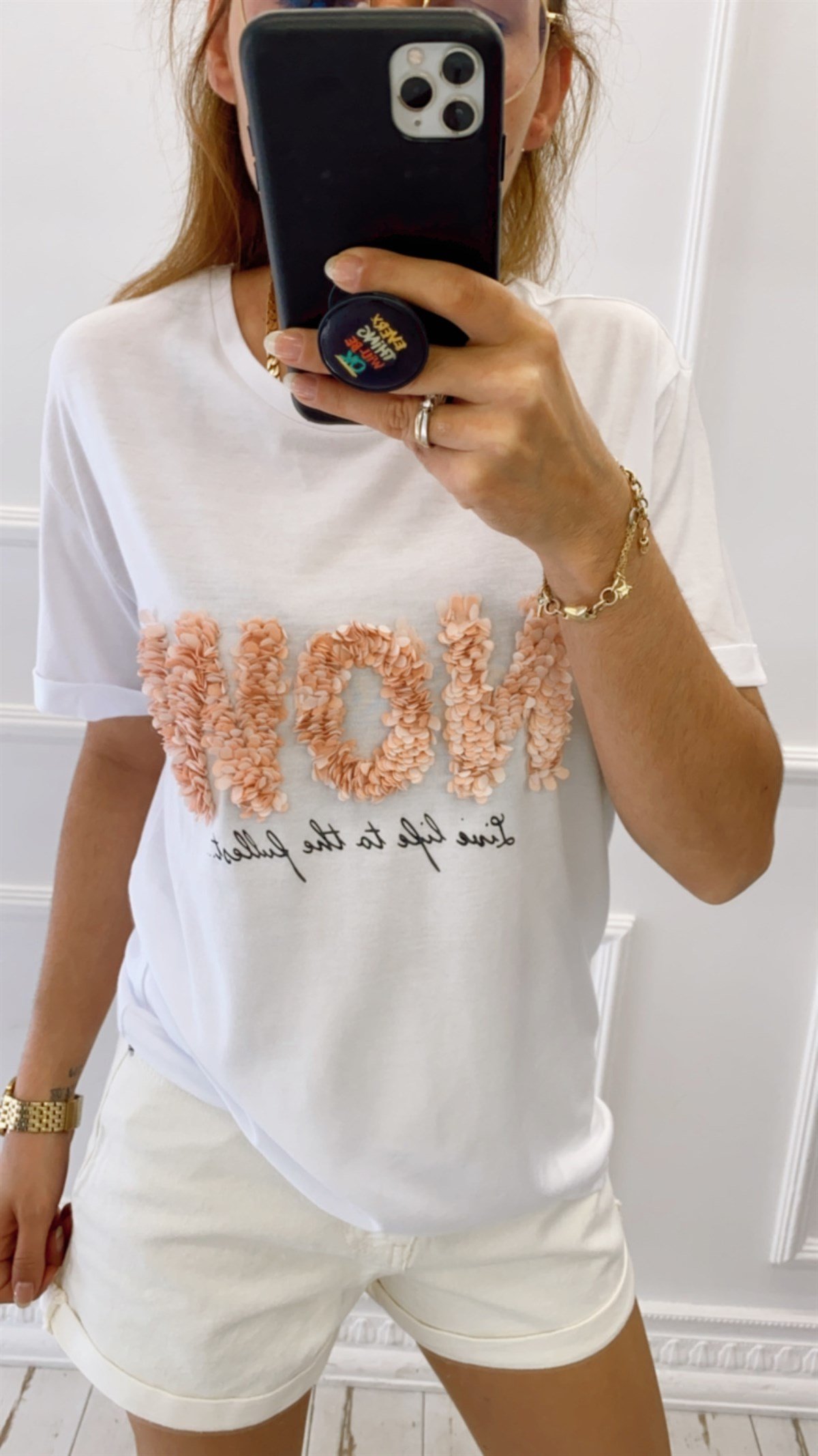 Now Pul Nakışlı Tshirt