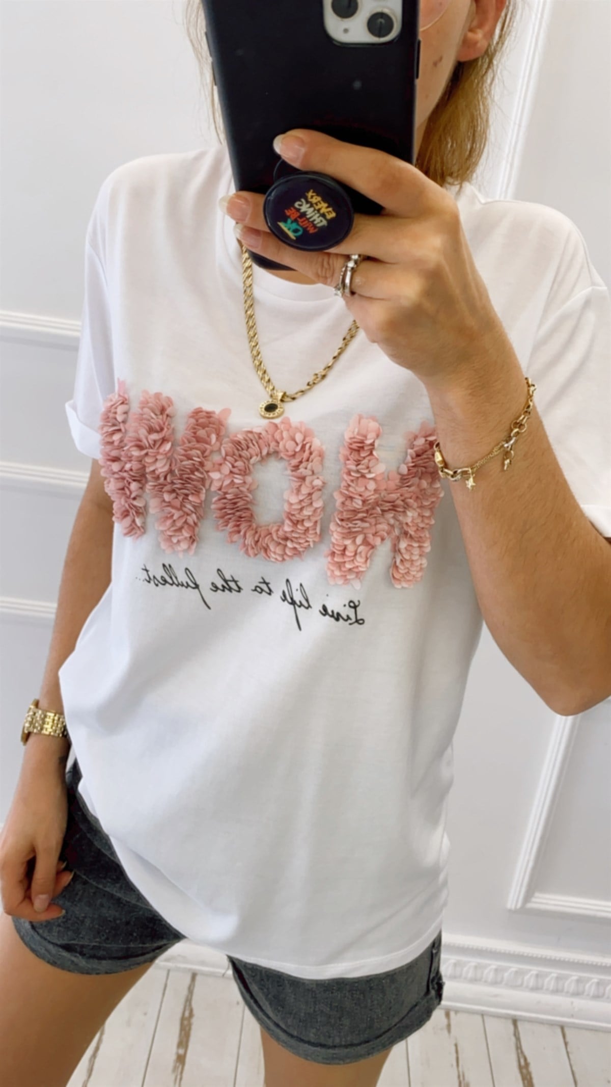 Now Pul Nakışlı Tshirt