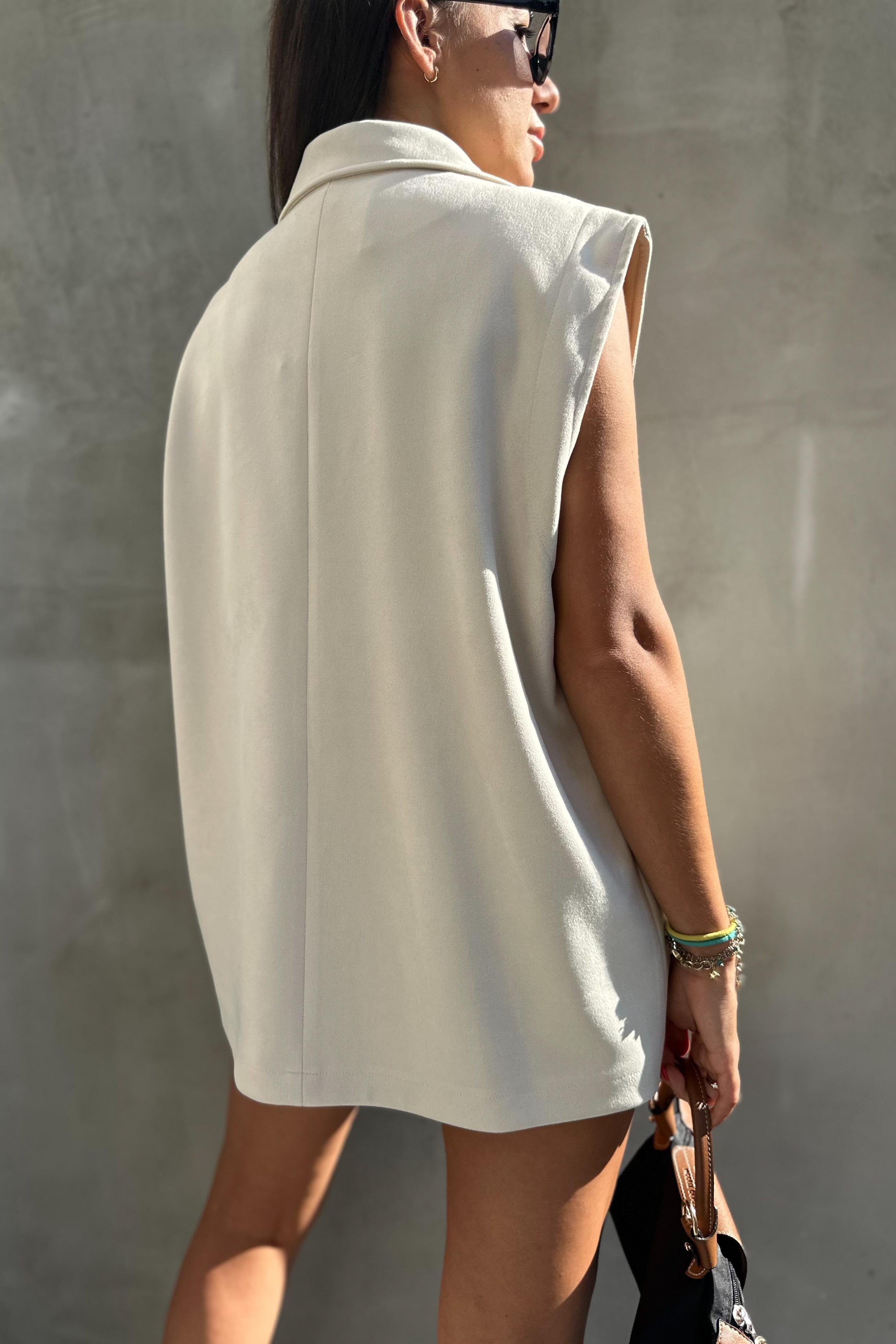 Nubuk Bej YelekYELEK