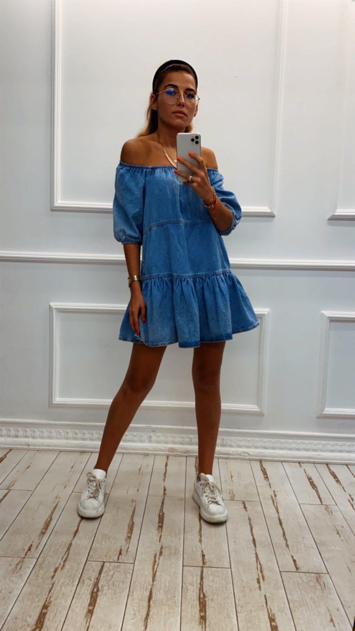 Orijinal Marka Mini Kot Elbise