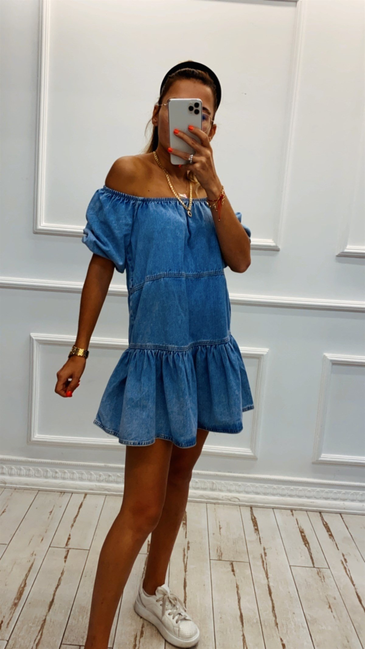 Orijinal Marka Mini Kot Elbise