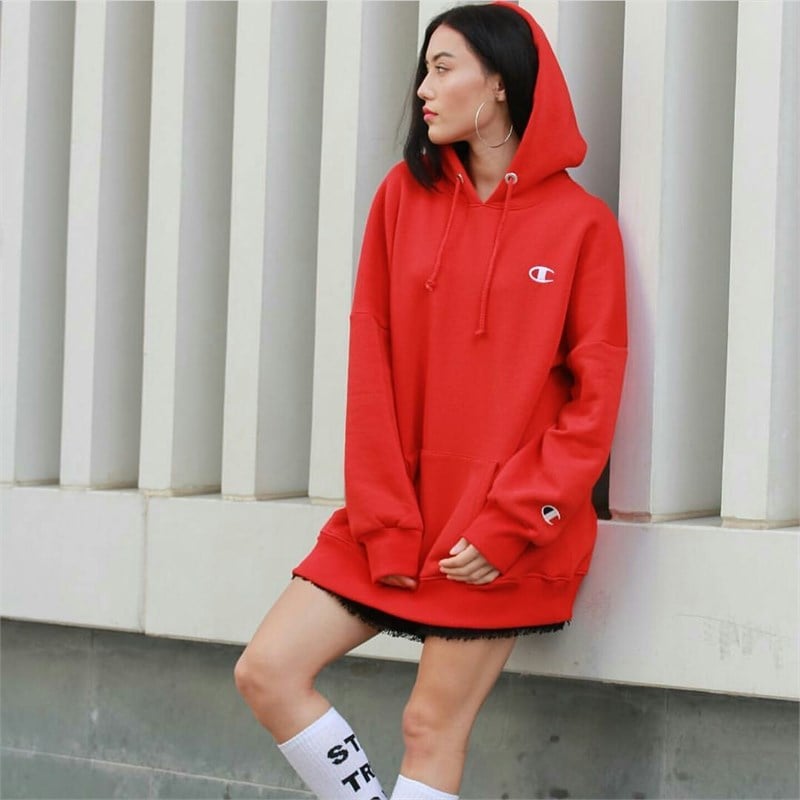 Oversize Kapşonlu Sweat