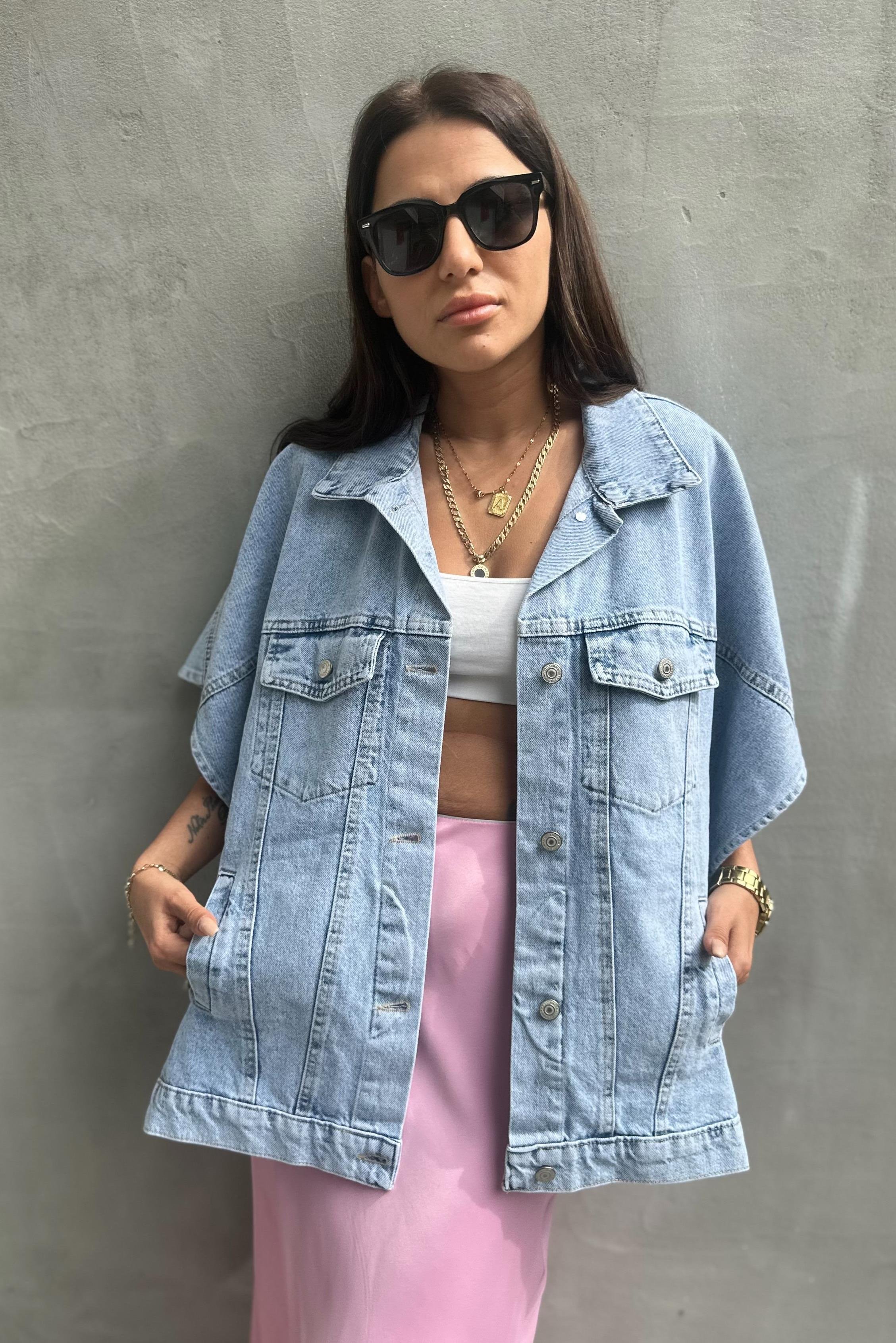 Oversize Panço Denim YelekMONT/CEKET