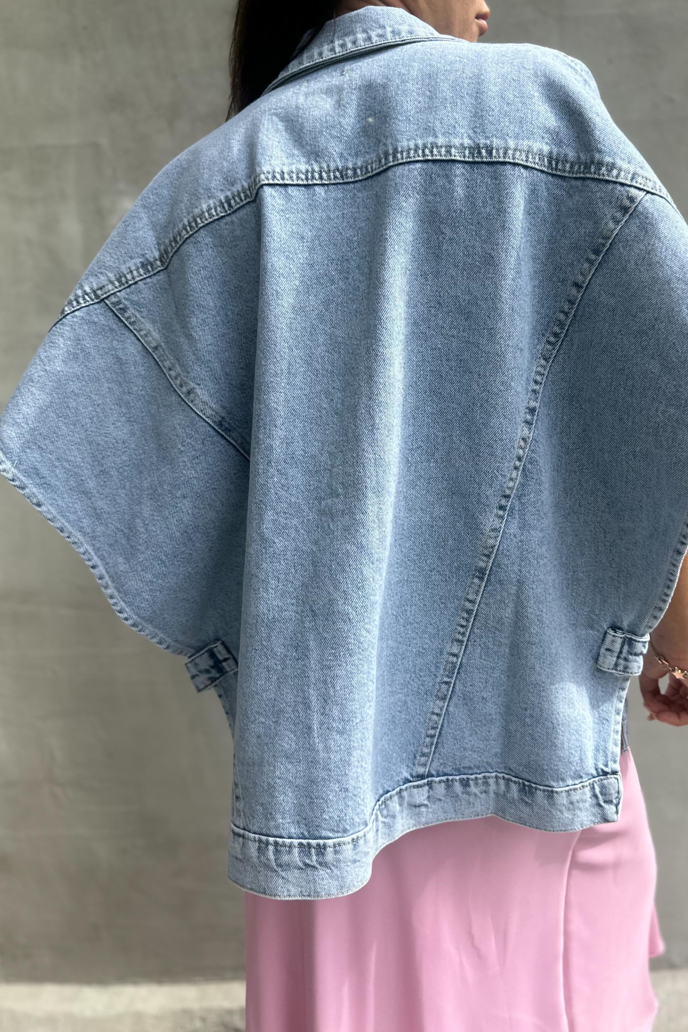 Oversize Panço Denim YelekMONT/CEKET