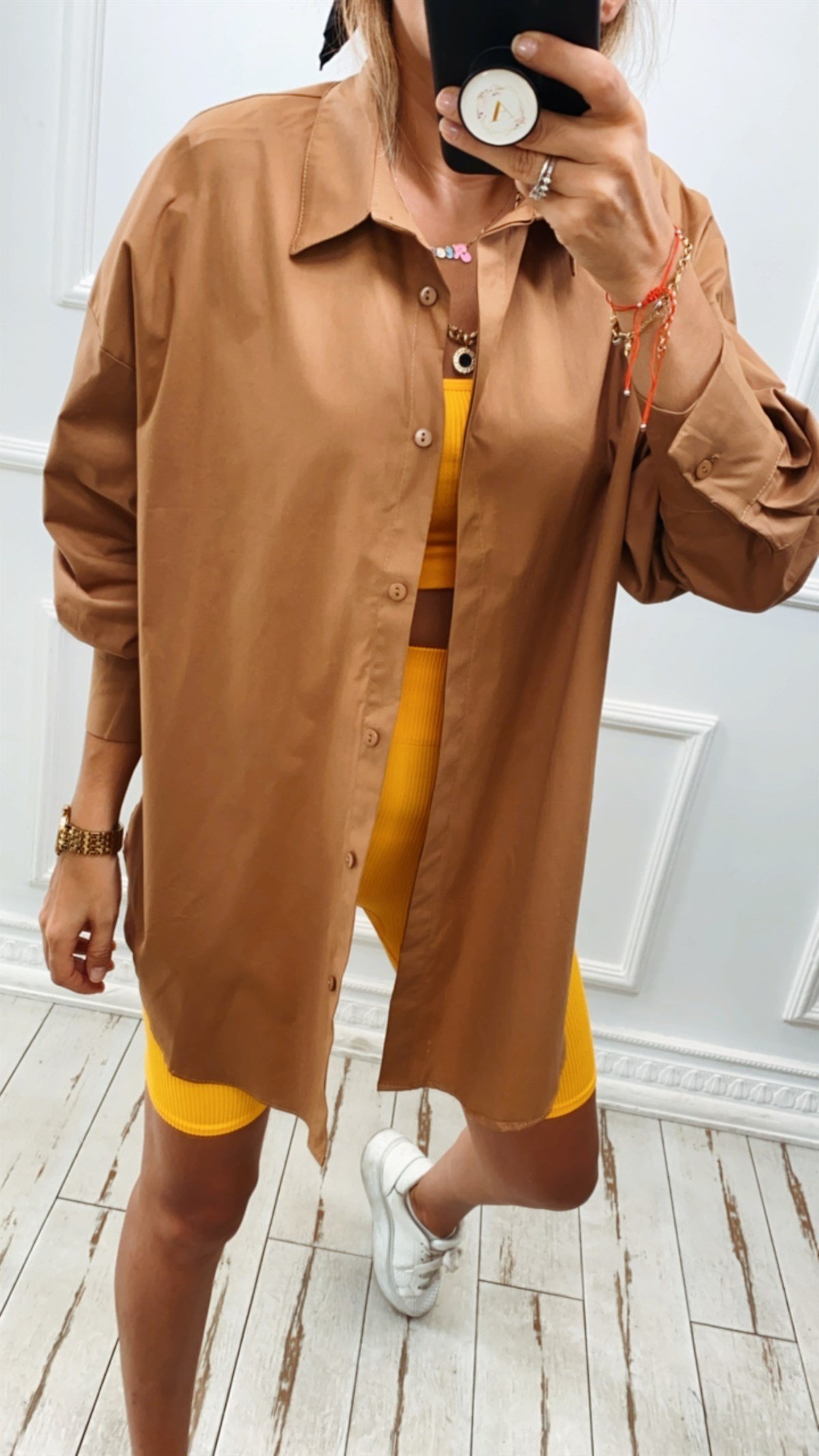 Oversize Poplin Gömlek