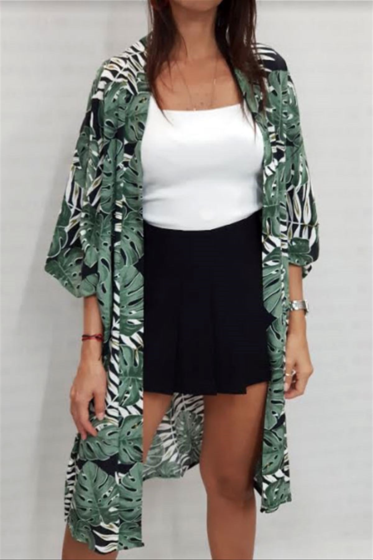 Palmiyeli Kimono
