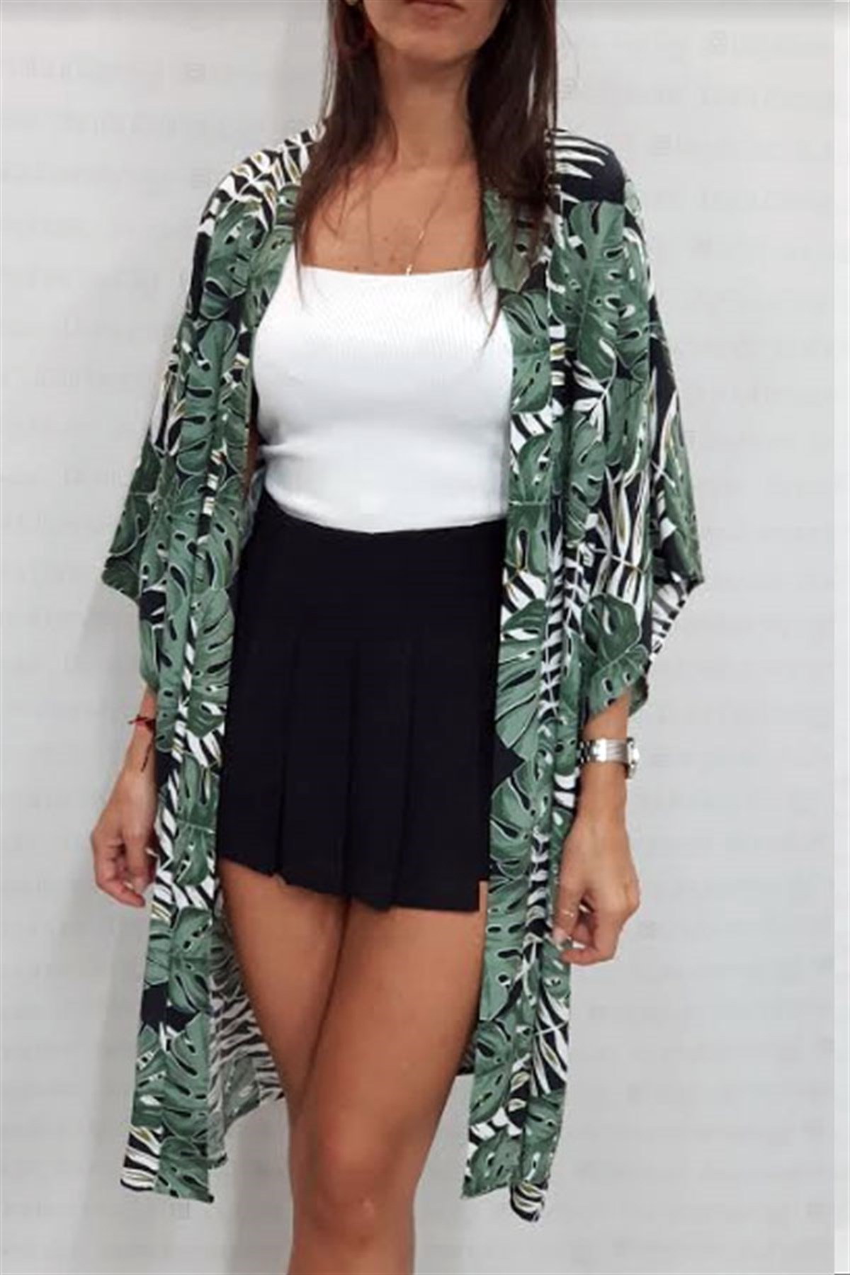Palmiyeli Kimono