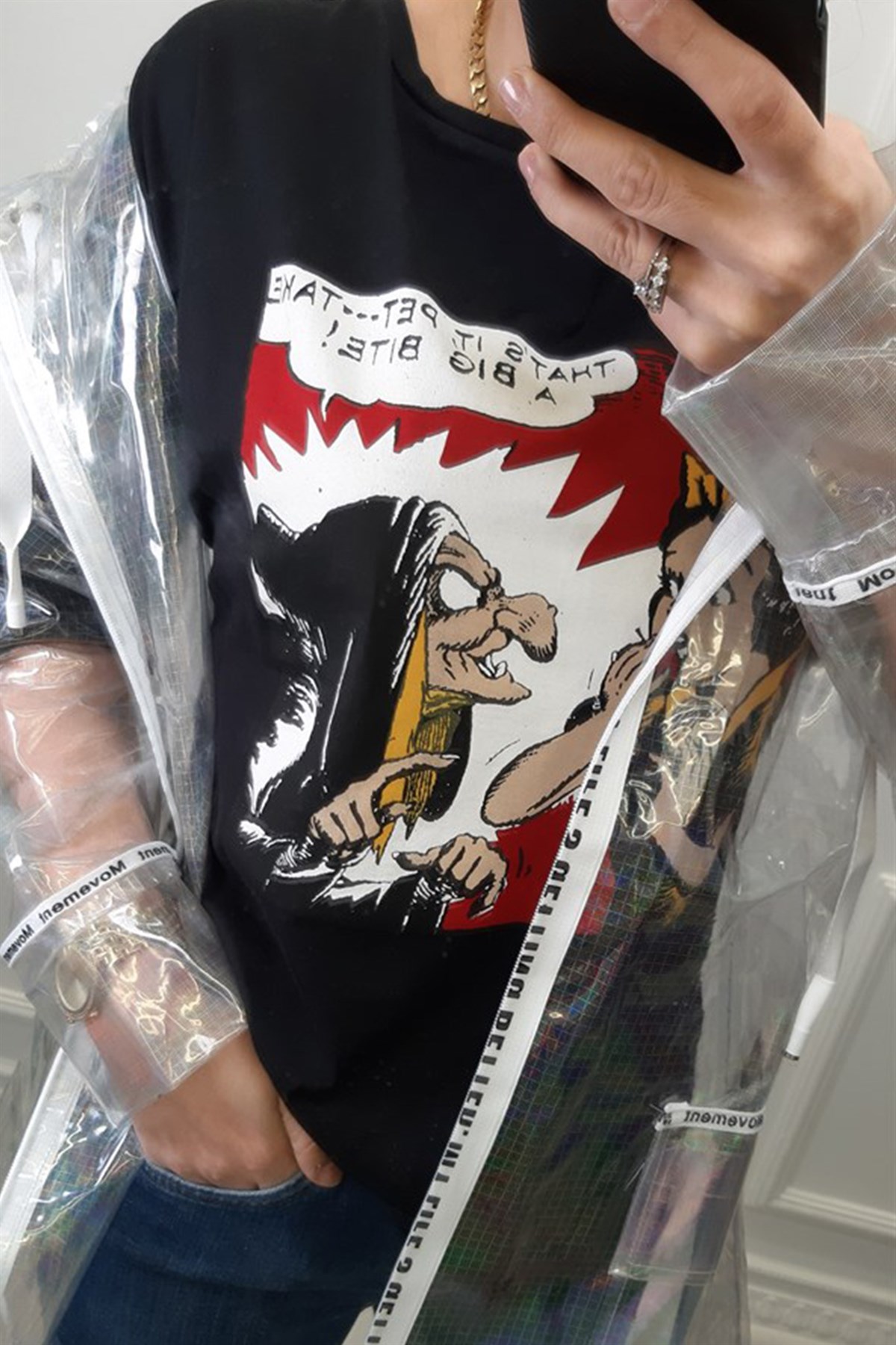 Pamuk Prenses Karikatürlü Duble Kol TshirtTSHİRT