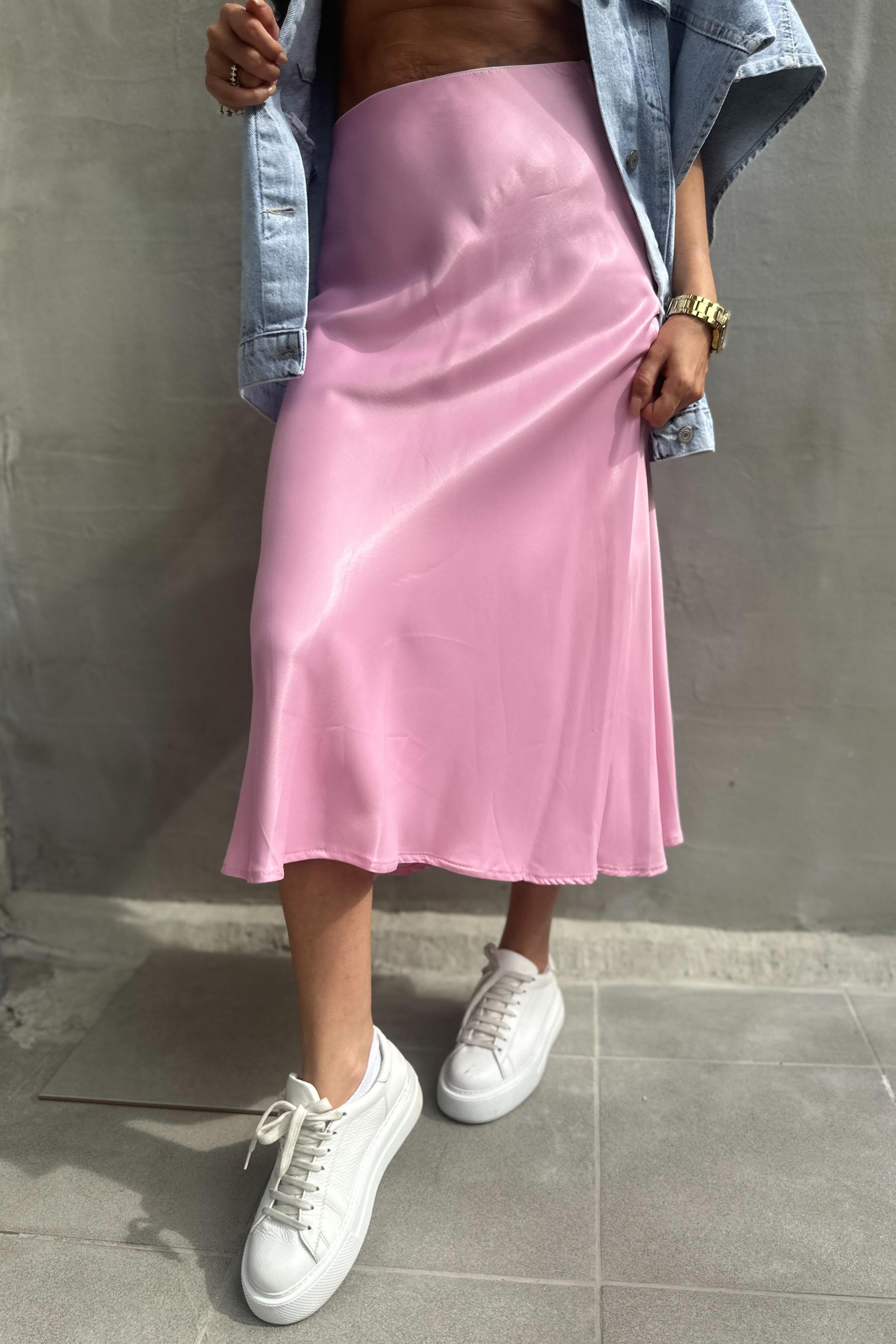 Pembe Saten Çan EtekETEK