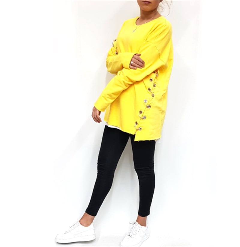 Piercing Detaylı Sweatshirt