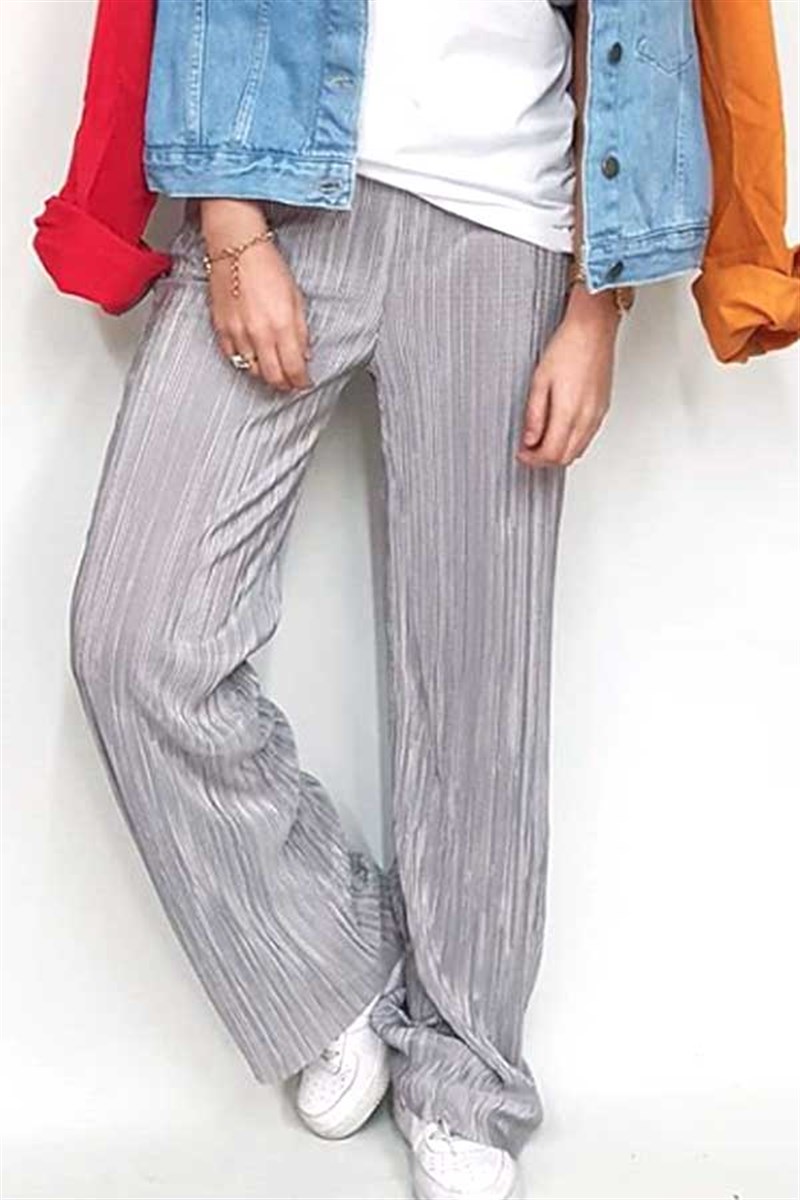 Pliseli Salaş Pantalon