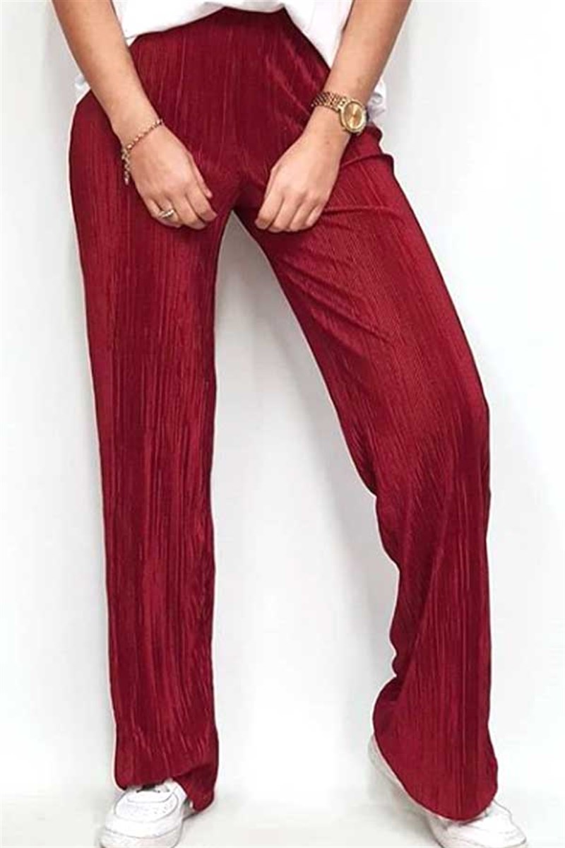 Pliseli Salaş Pantalon
