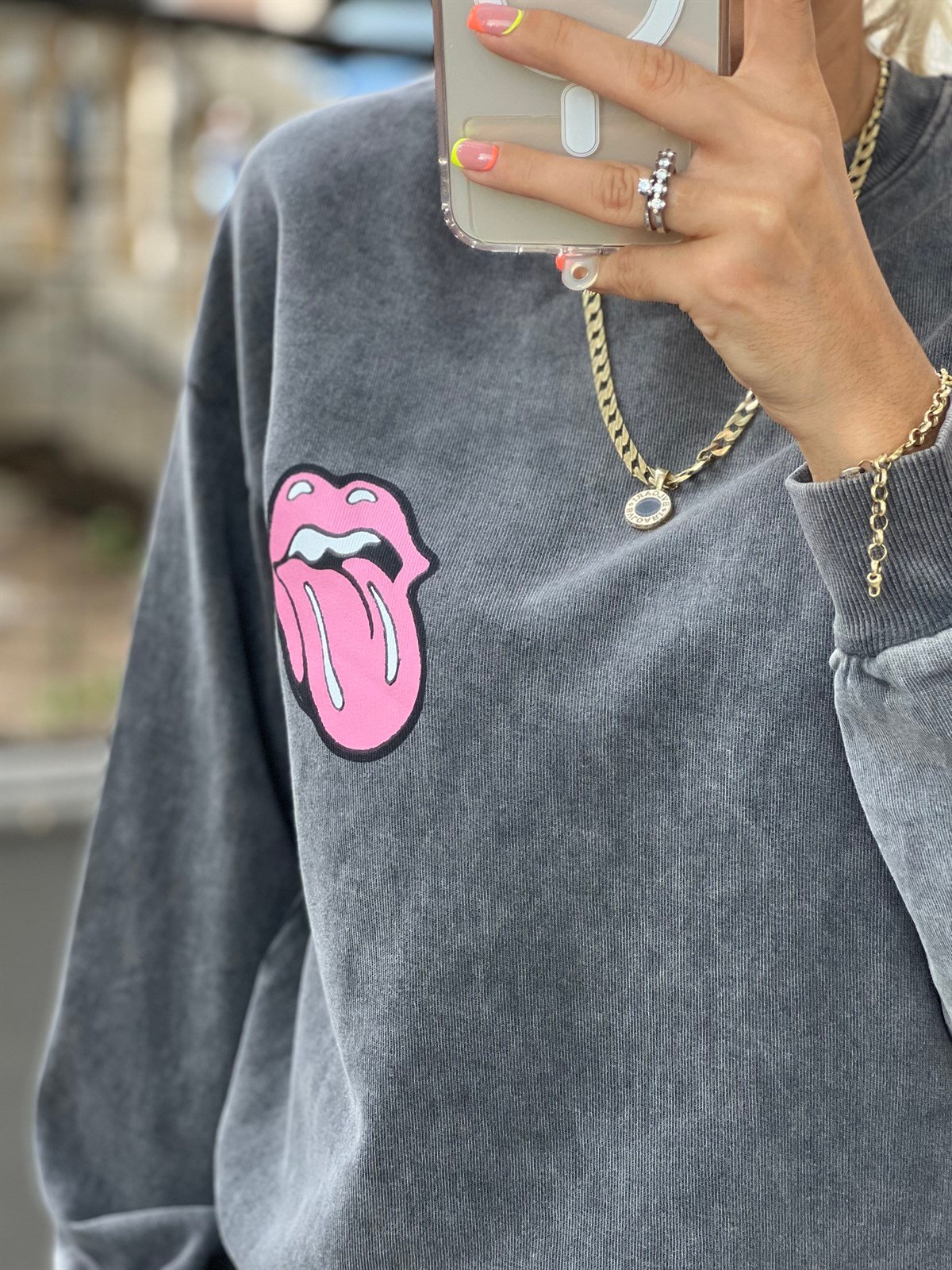 R.S Antrasit Sweatshirt SWEATSHİRT