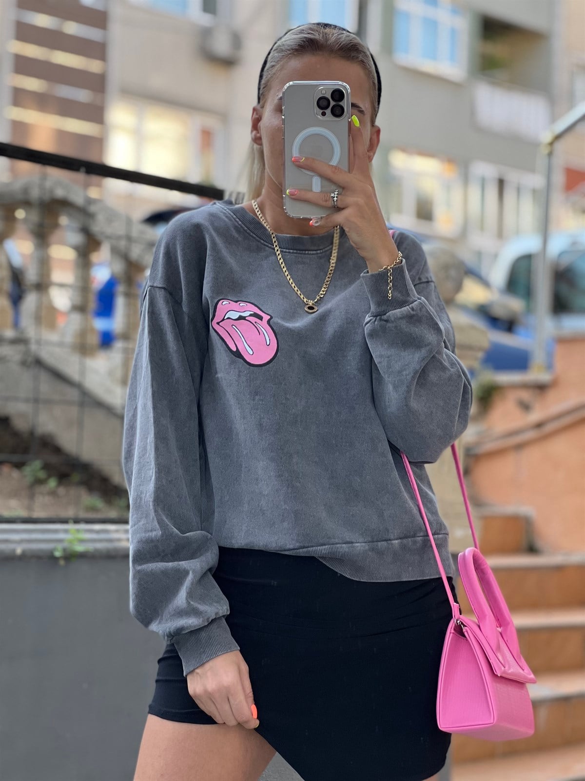 R.S Antrasit Sweatshirt SWEATSHİRT