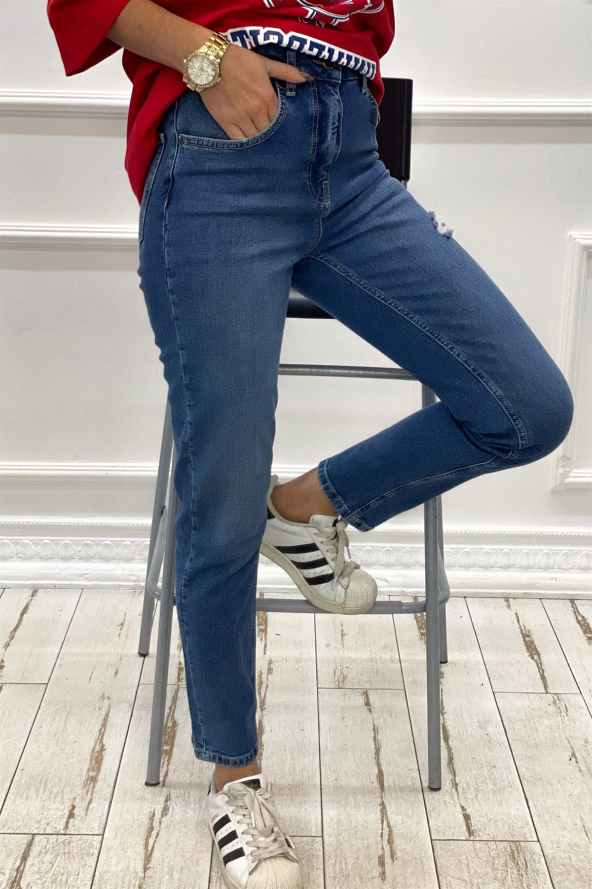 Relax Kalıp Likralı Mavi JeanJEAN