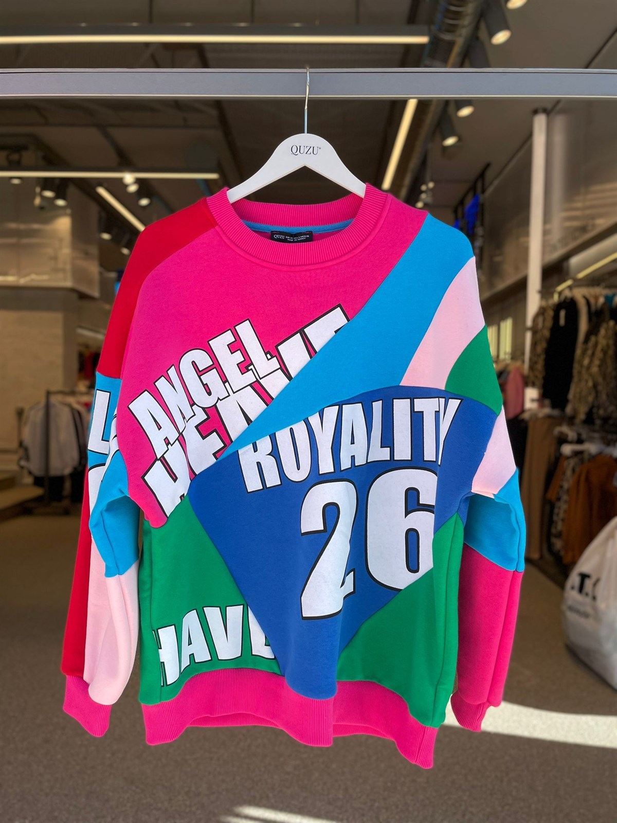 Rengarenk Oversize SweatshirtSWEATSHİRT