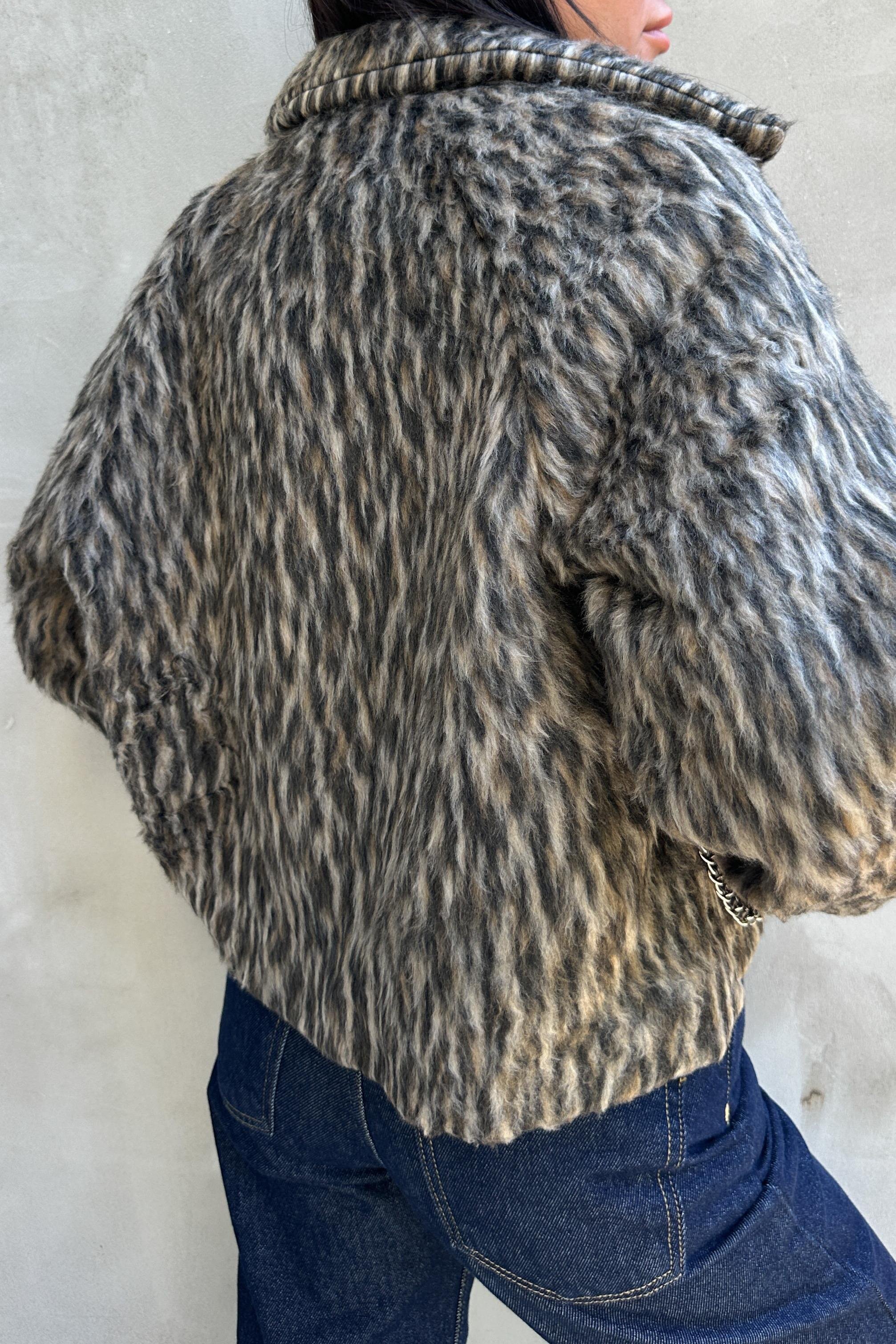 Sakallı Leopar CeketMONT/CEKET