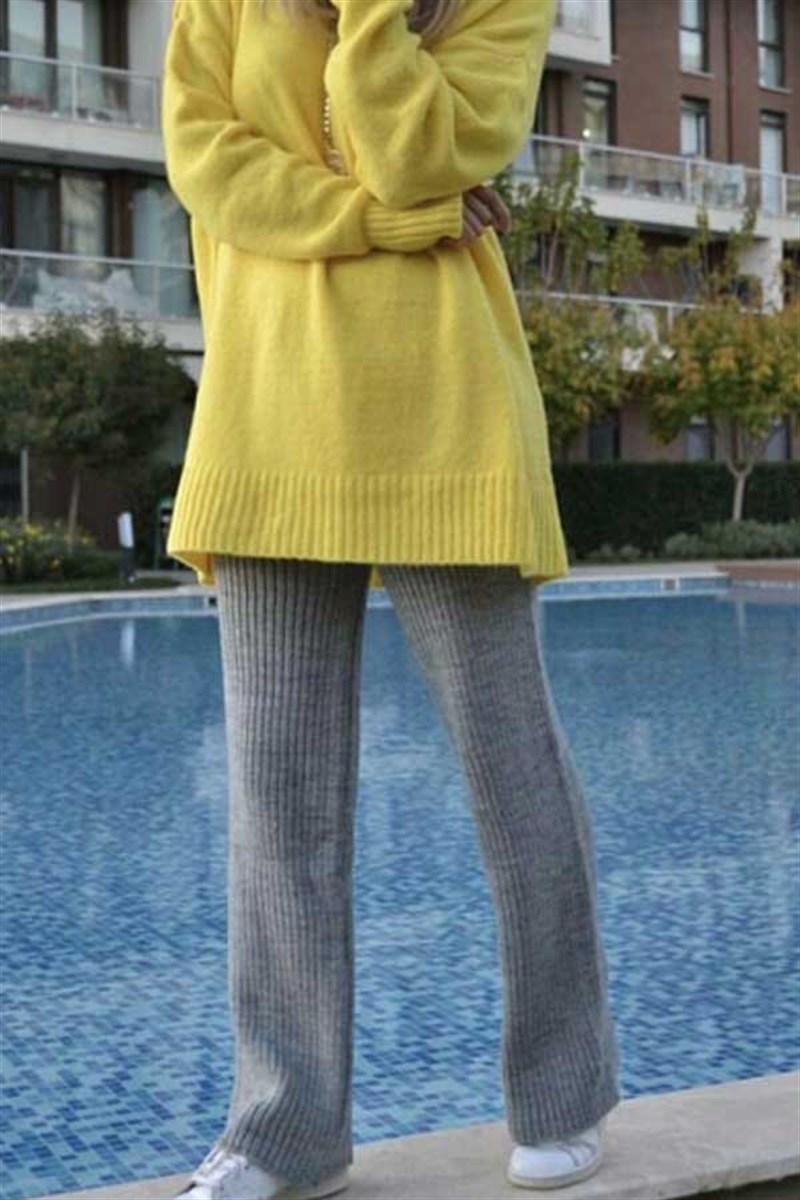 Salaş Kesim Triko Pantalon