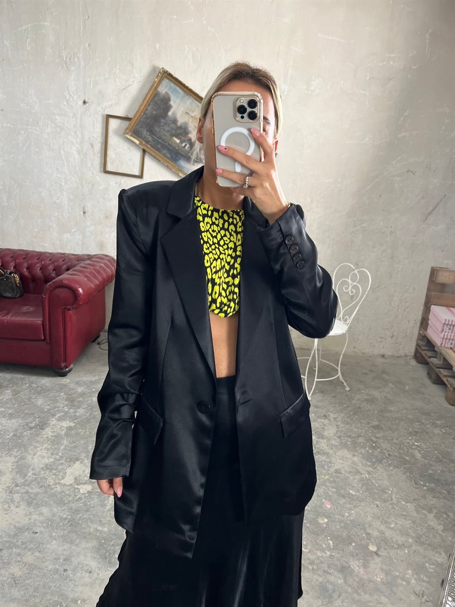 Saten Blazer CeketMONT/CEKET