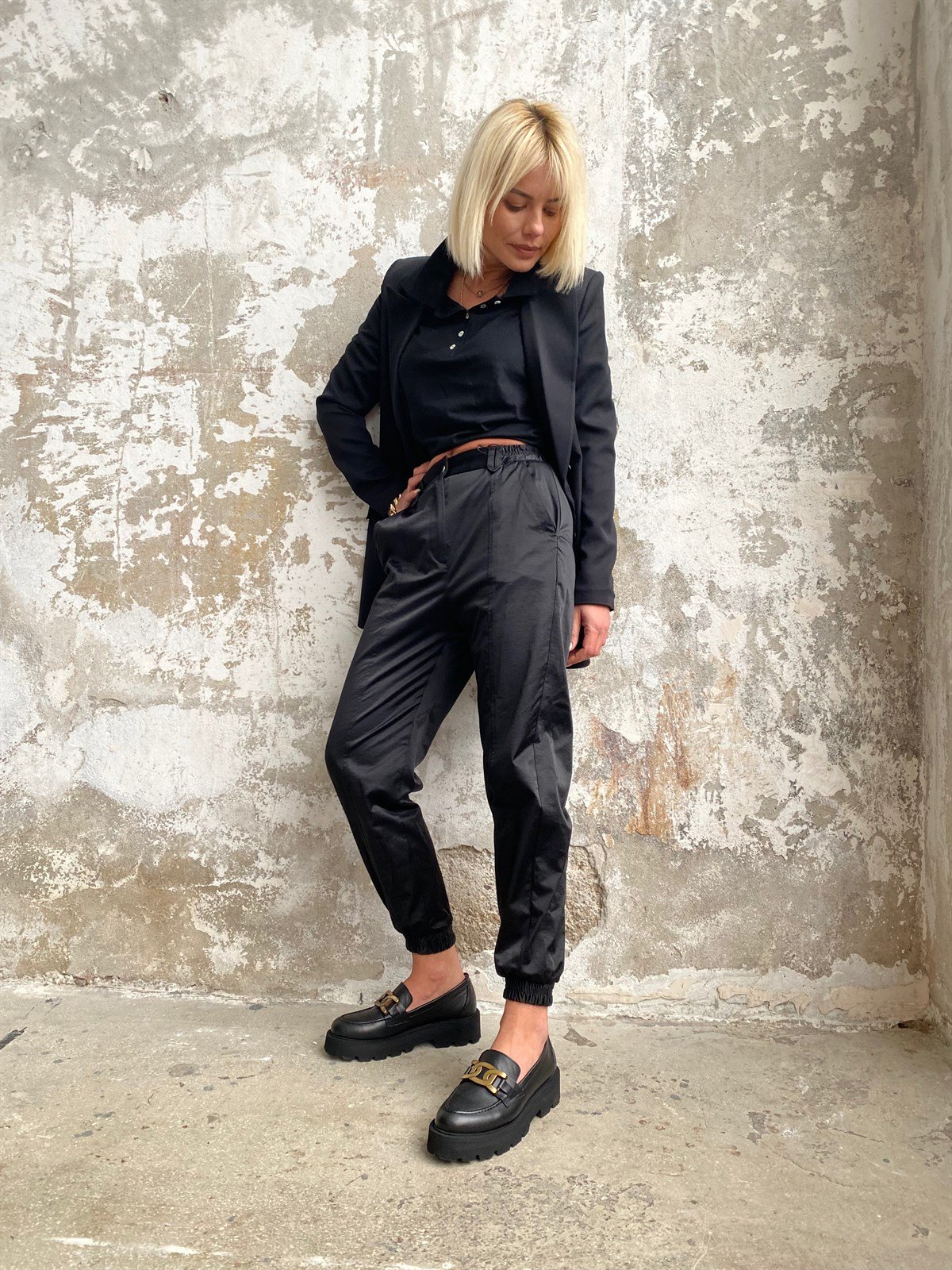 Saten Jogger PantolonPANTOLON