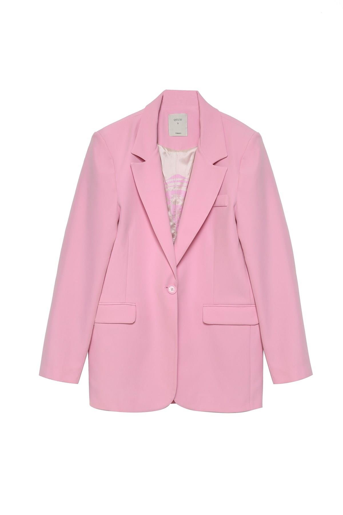 Şeker Pembe Blazer CeketMONT/CEKET