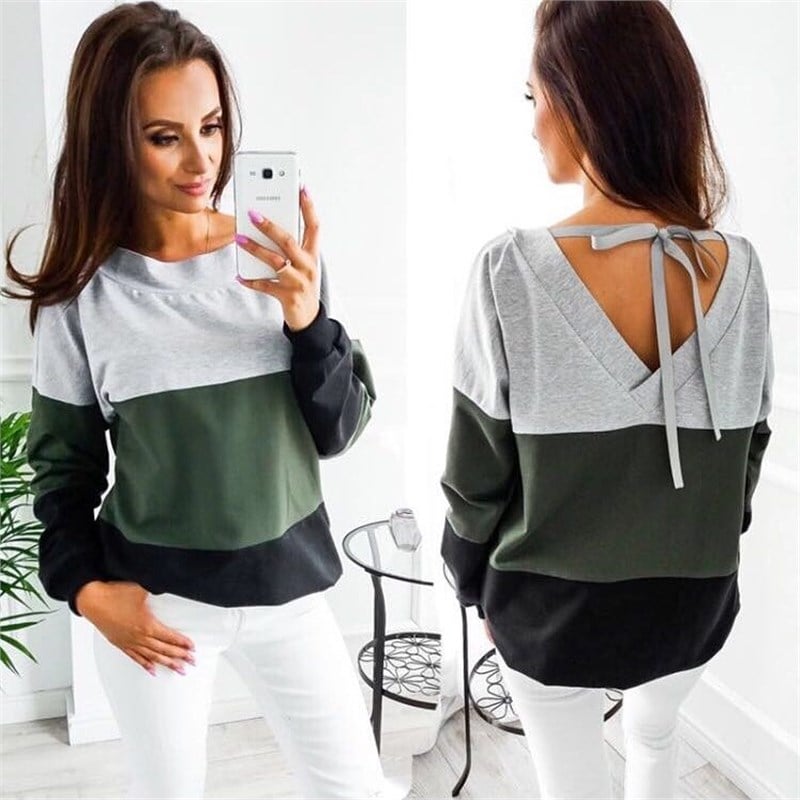Sırt Detaylı Sweatshirt