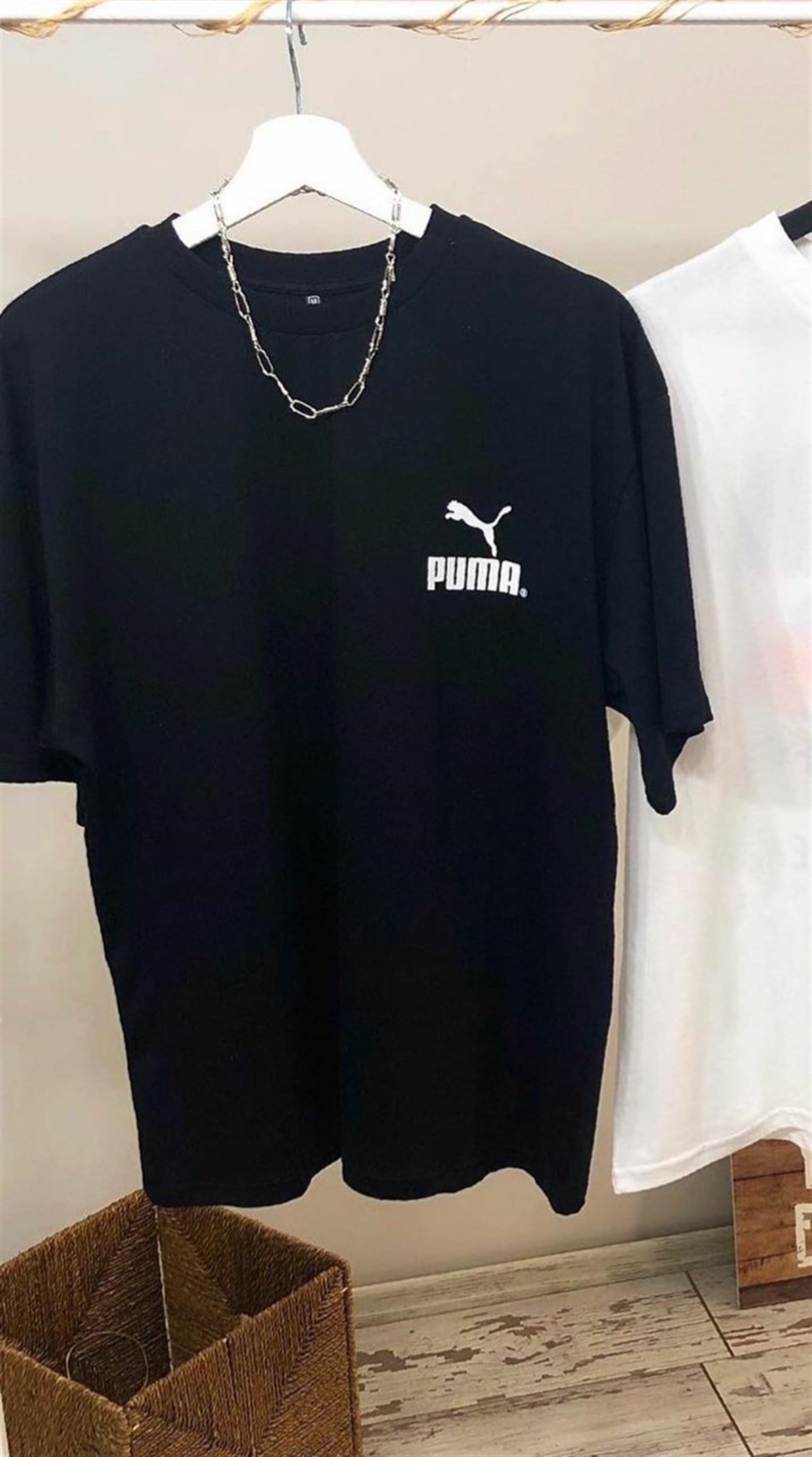 Sırtı Çicek Baskılı Salaş Tshirt