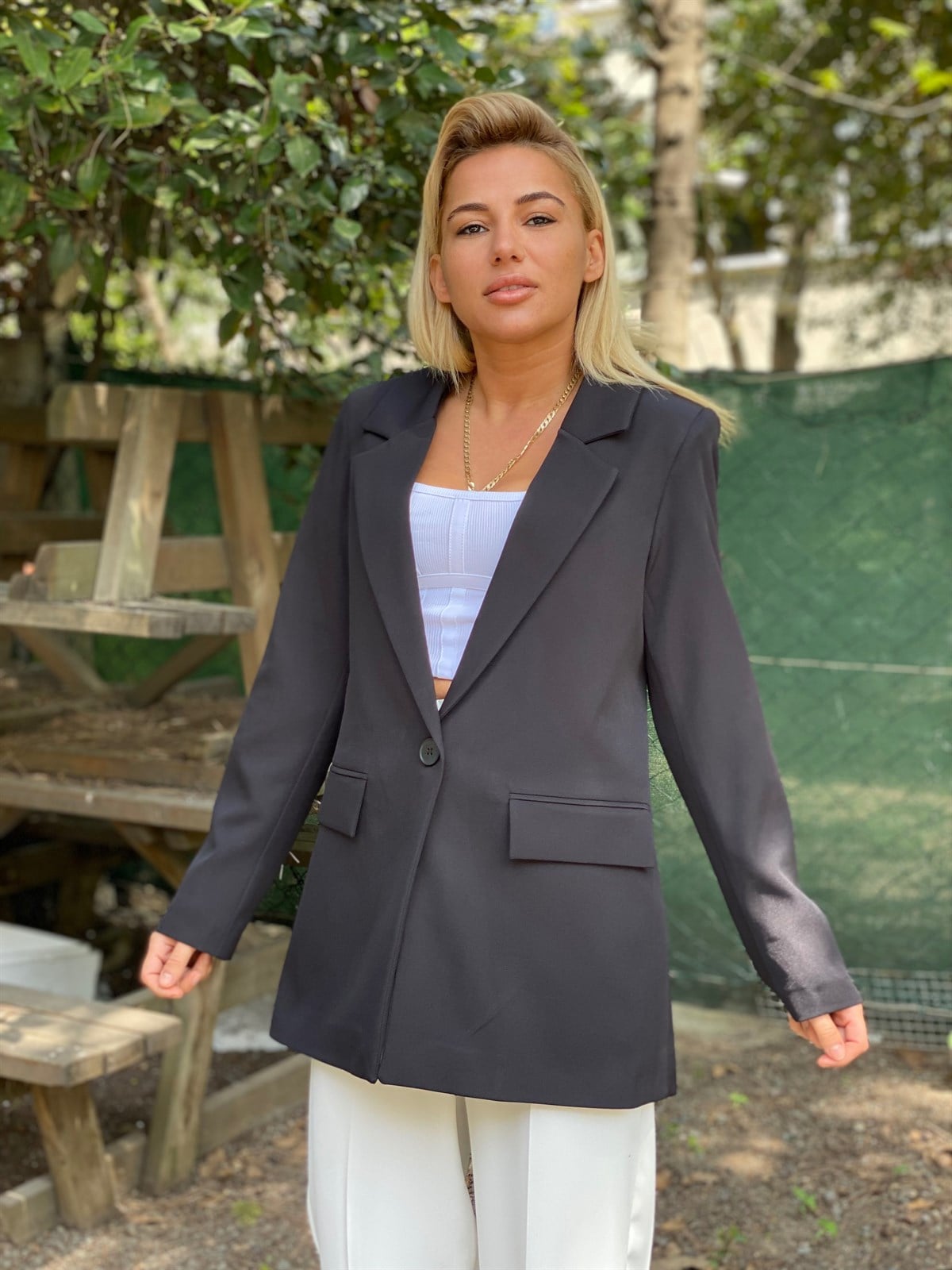 Siyah Regular Fit CeketMONT/CEKET