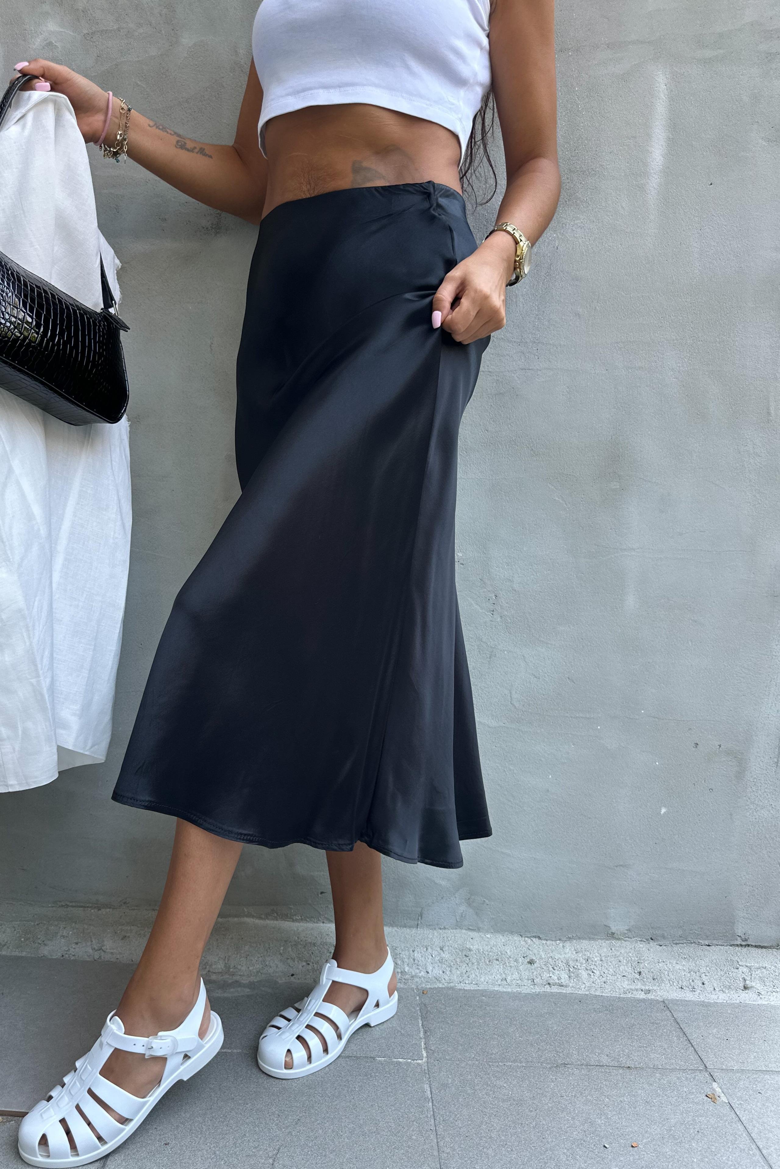 Siyah Saten Çan EtekETEK