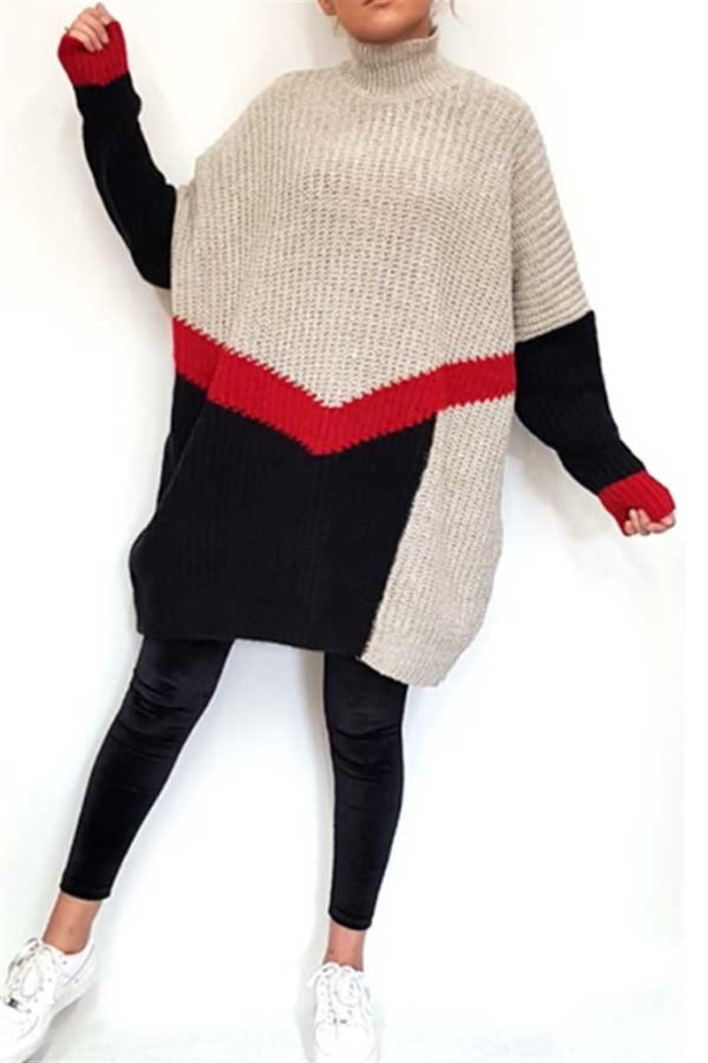 Taba Siyah Oversize Triko