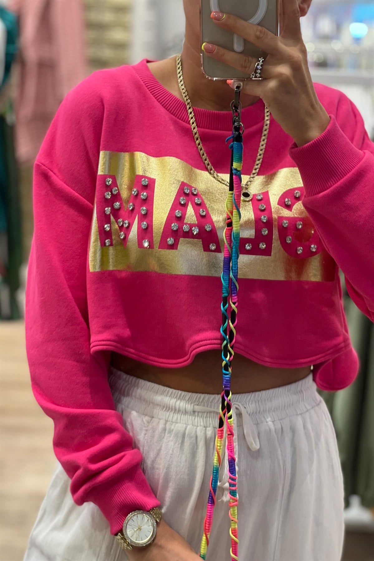 Taşlı Glam SweatshirtSWEATSHİRT