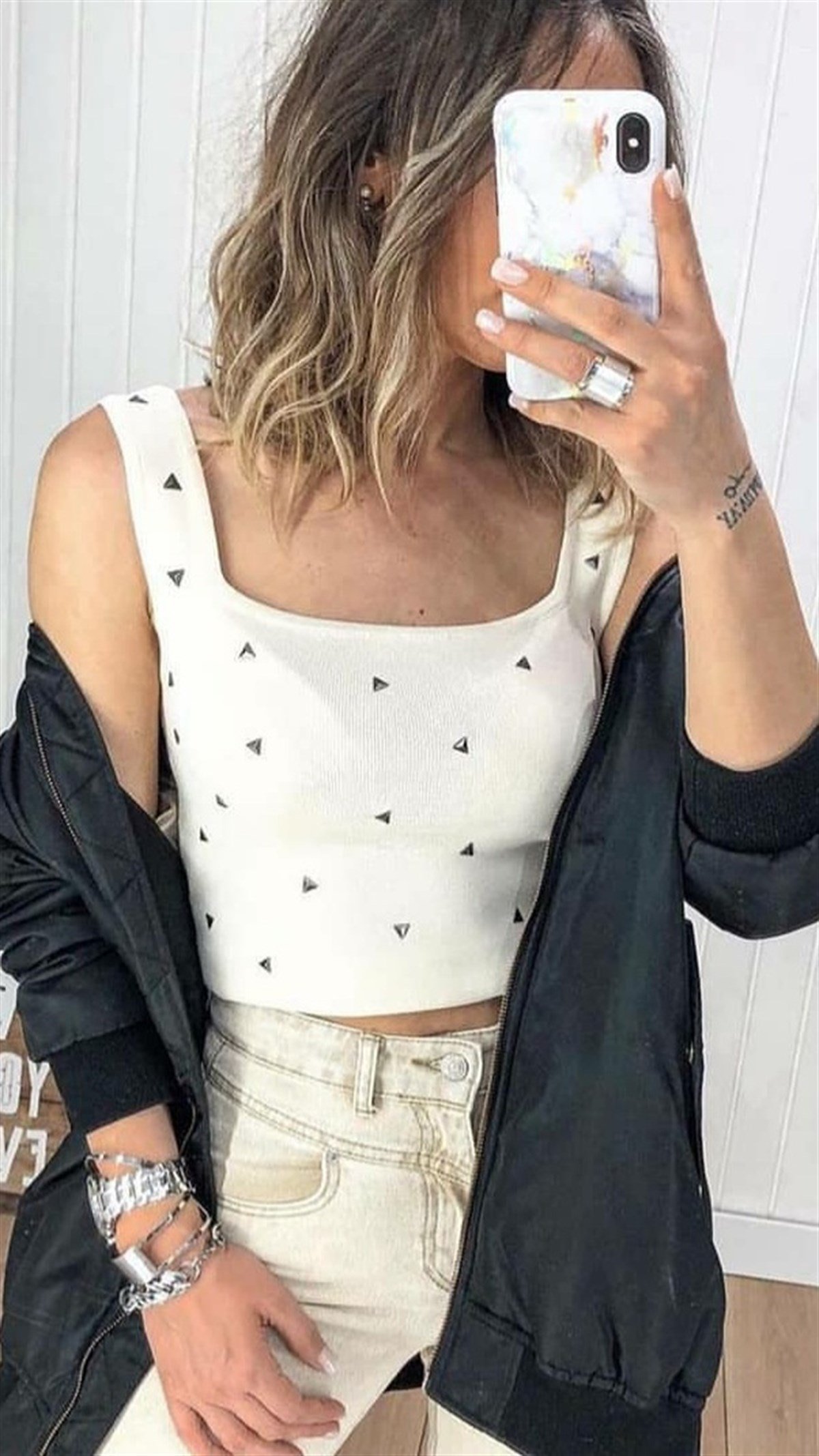 Troklu Kare Yaka Crop