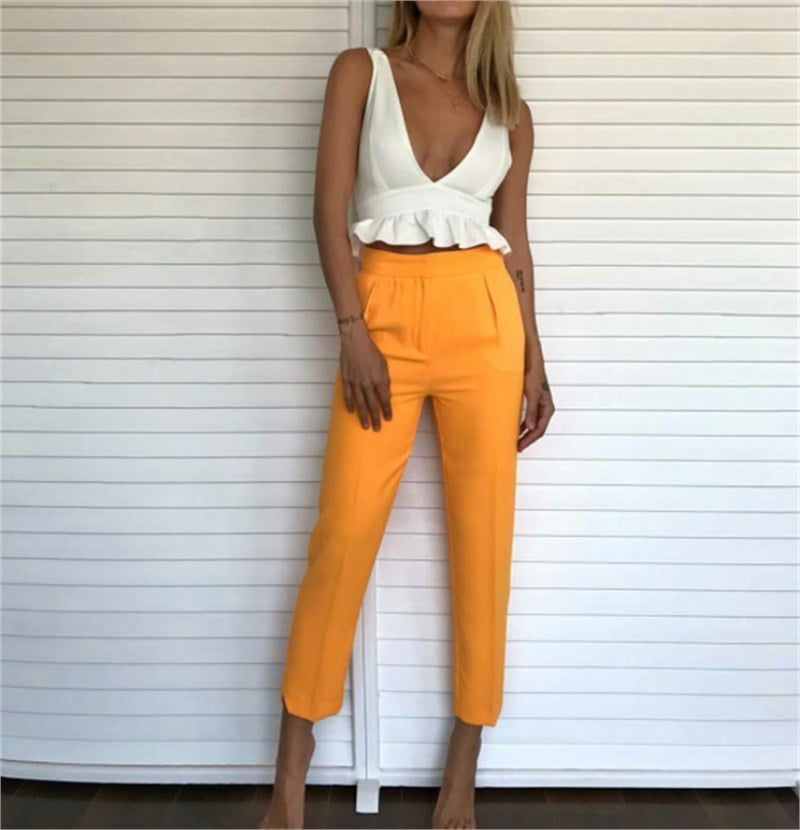 Turuncu Havuç Pantalon