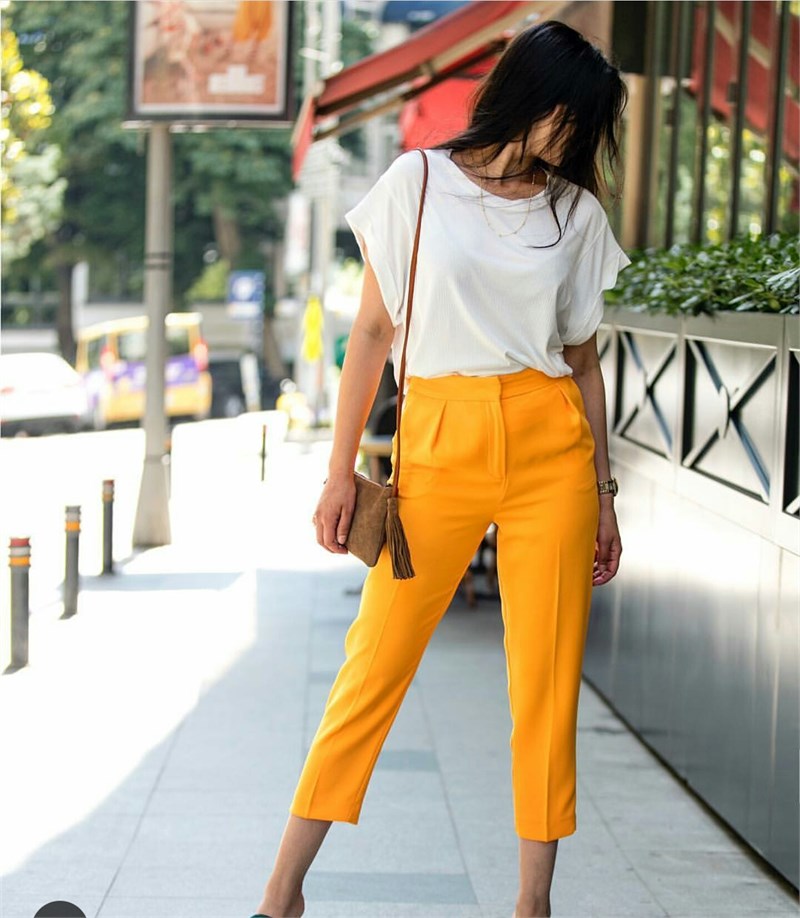 Turuncu Havuç Pantalon