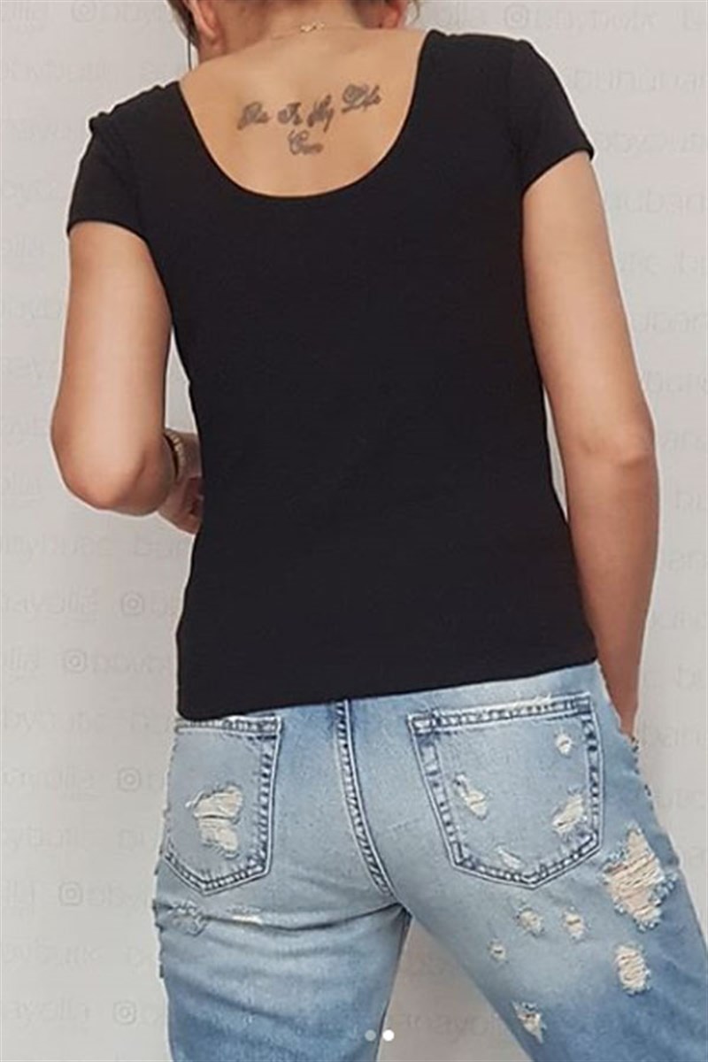 U Yaka Fitilli Tshirt