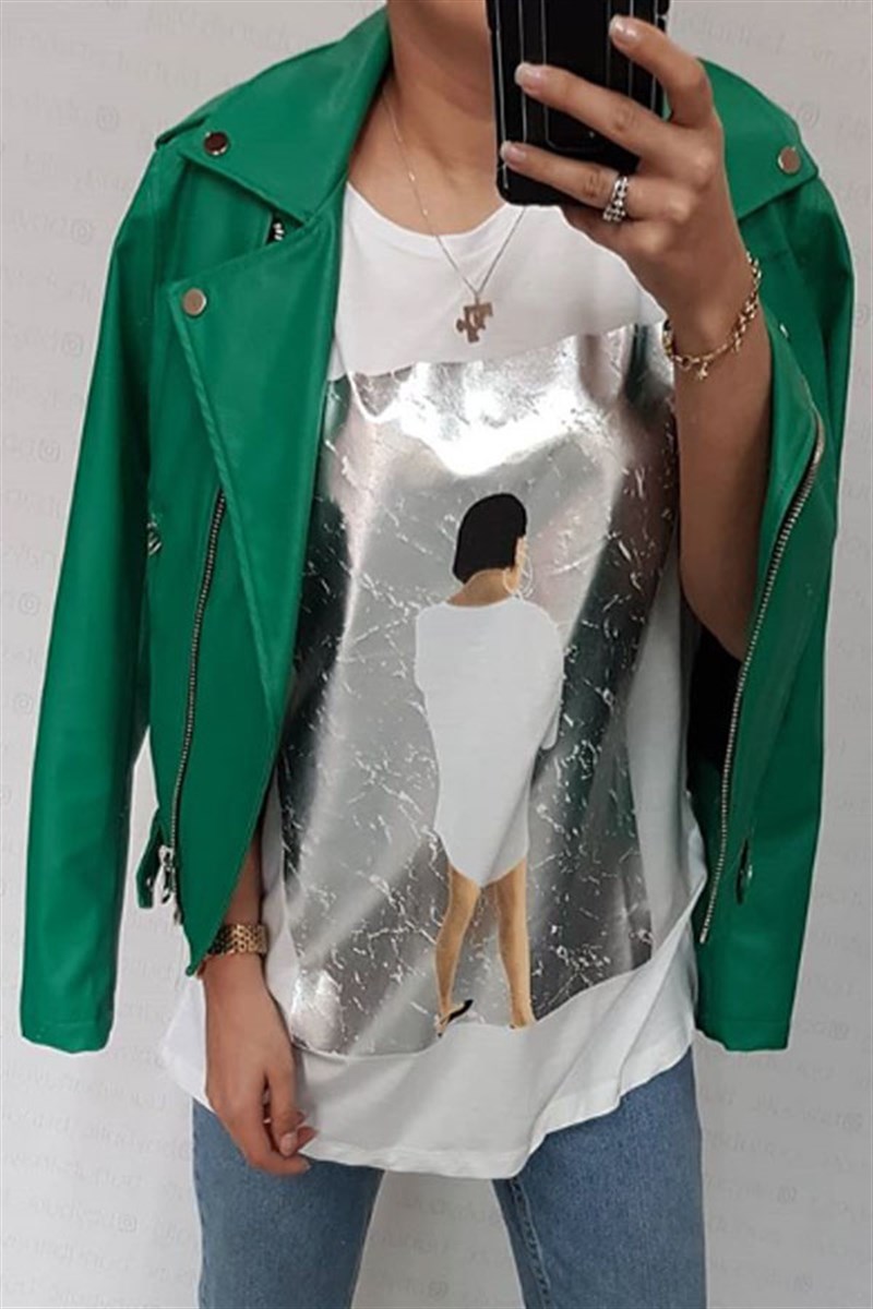 Varak Baskılı Tshirt