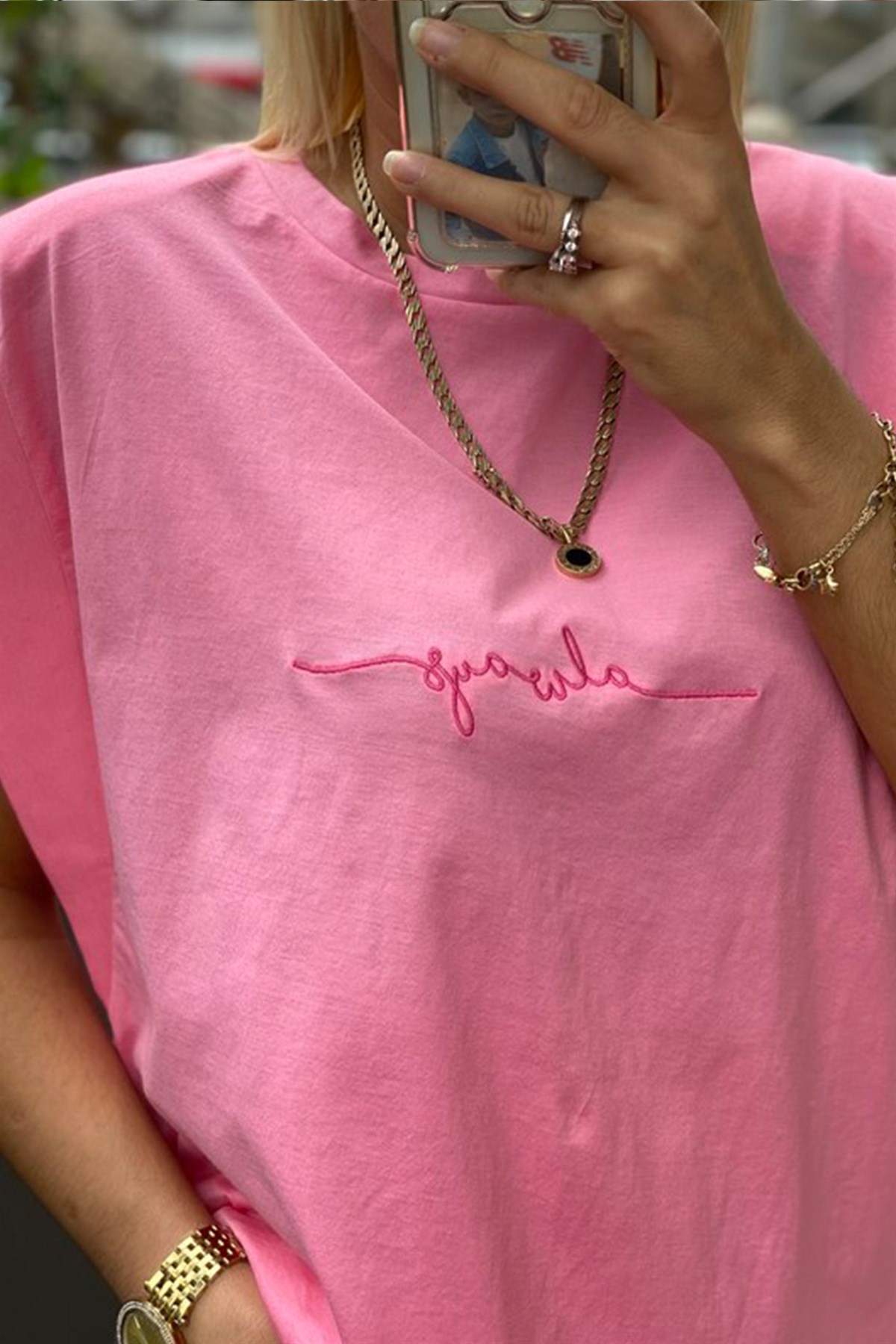 Vatkalı Always Nakışlı TshirtTSHİRT