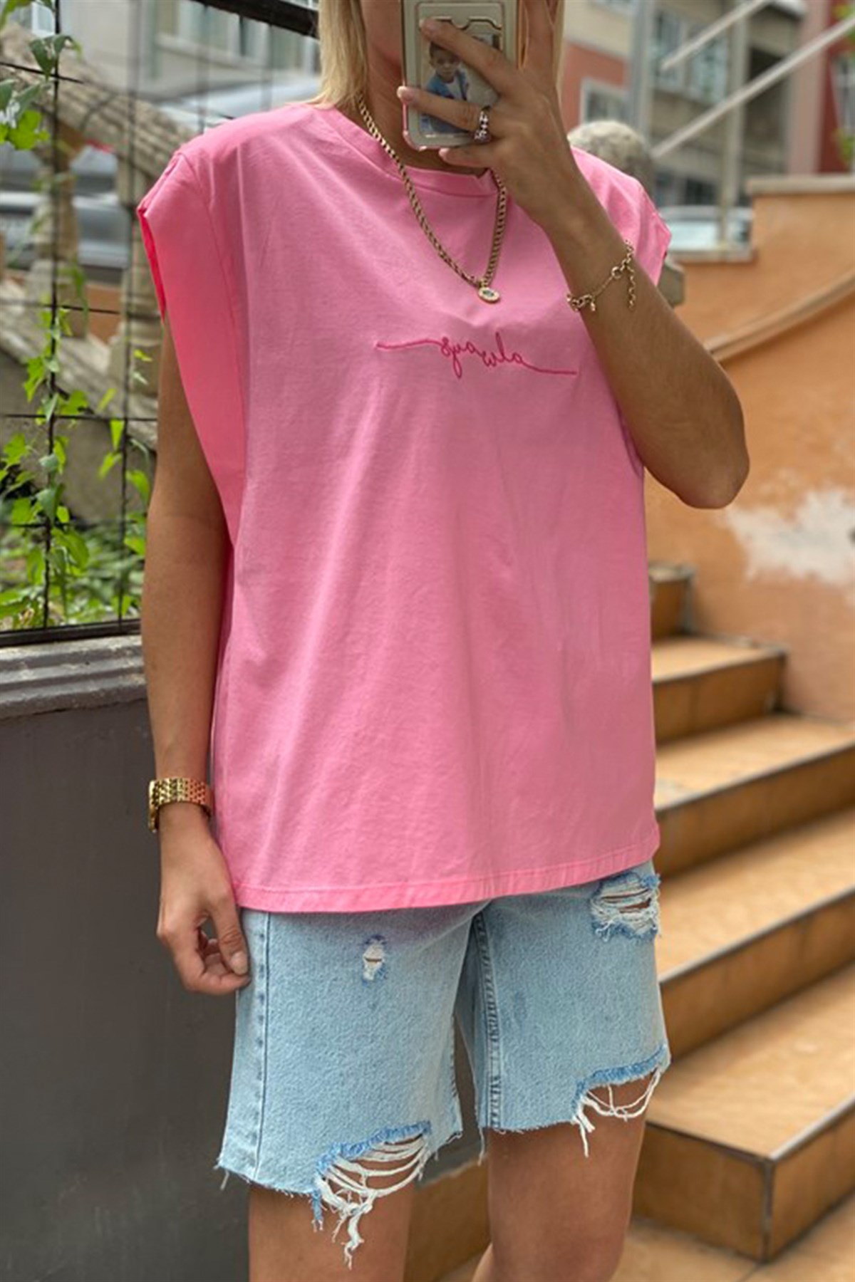 Vatkalı Always Nakışlı TshirtTSHİRT