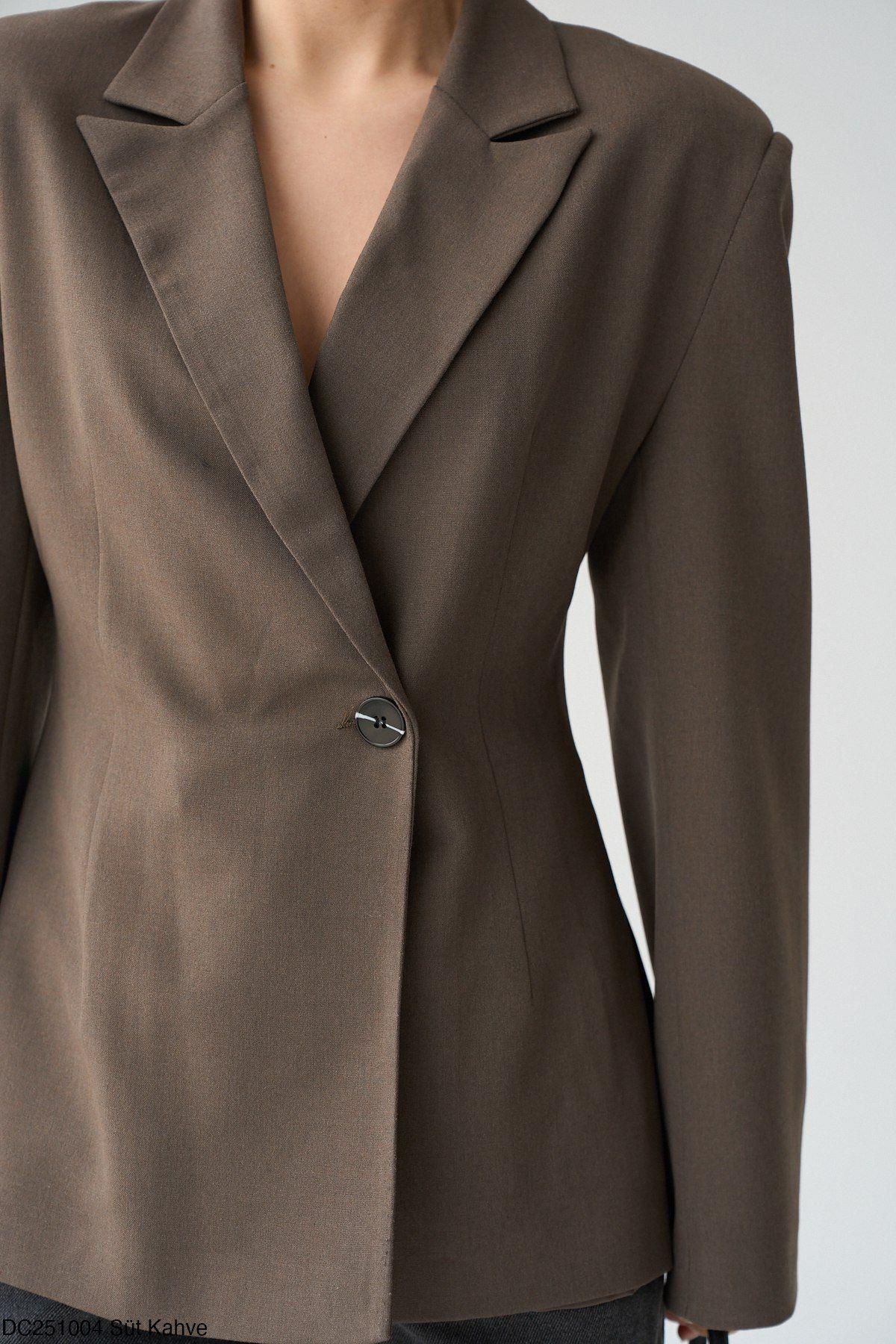 Vatkalı Kahverengi CeketMONT/CEKET