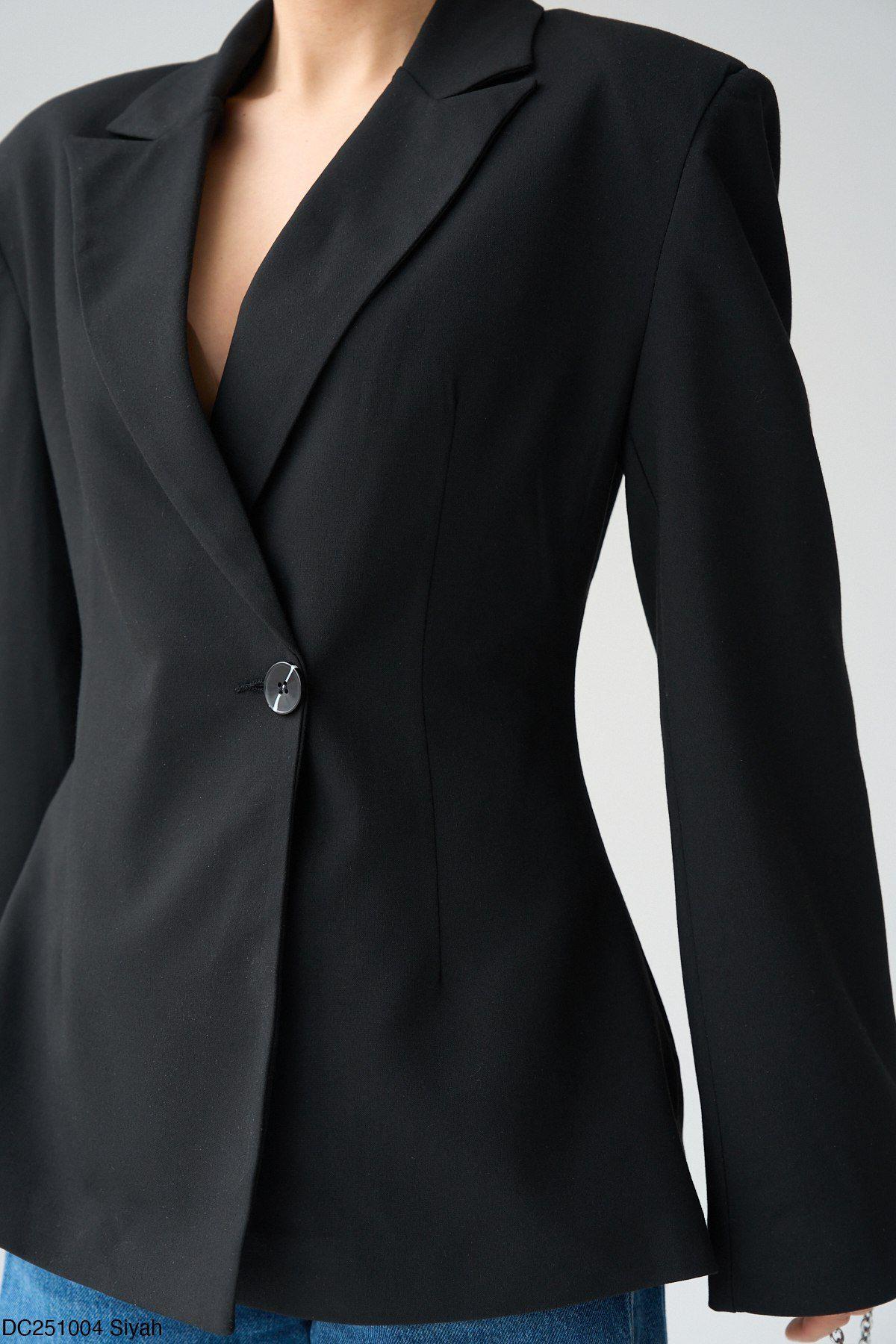Vatkalı Siyah CeketMONT/CEKET