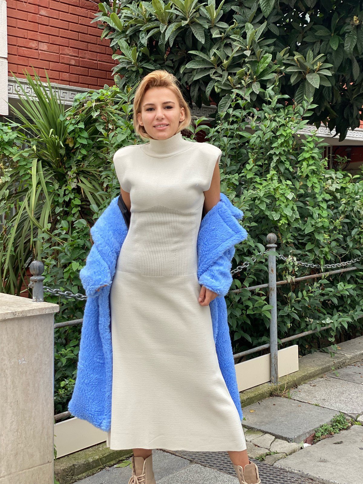Vatkalı Triko ElbiseELBİSE