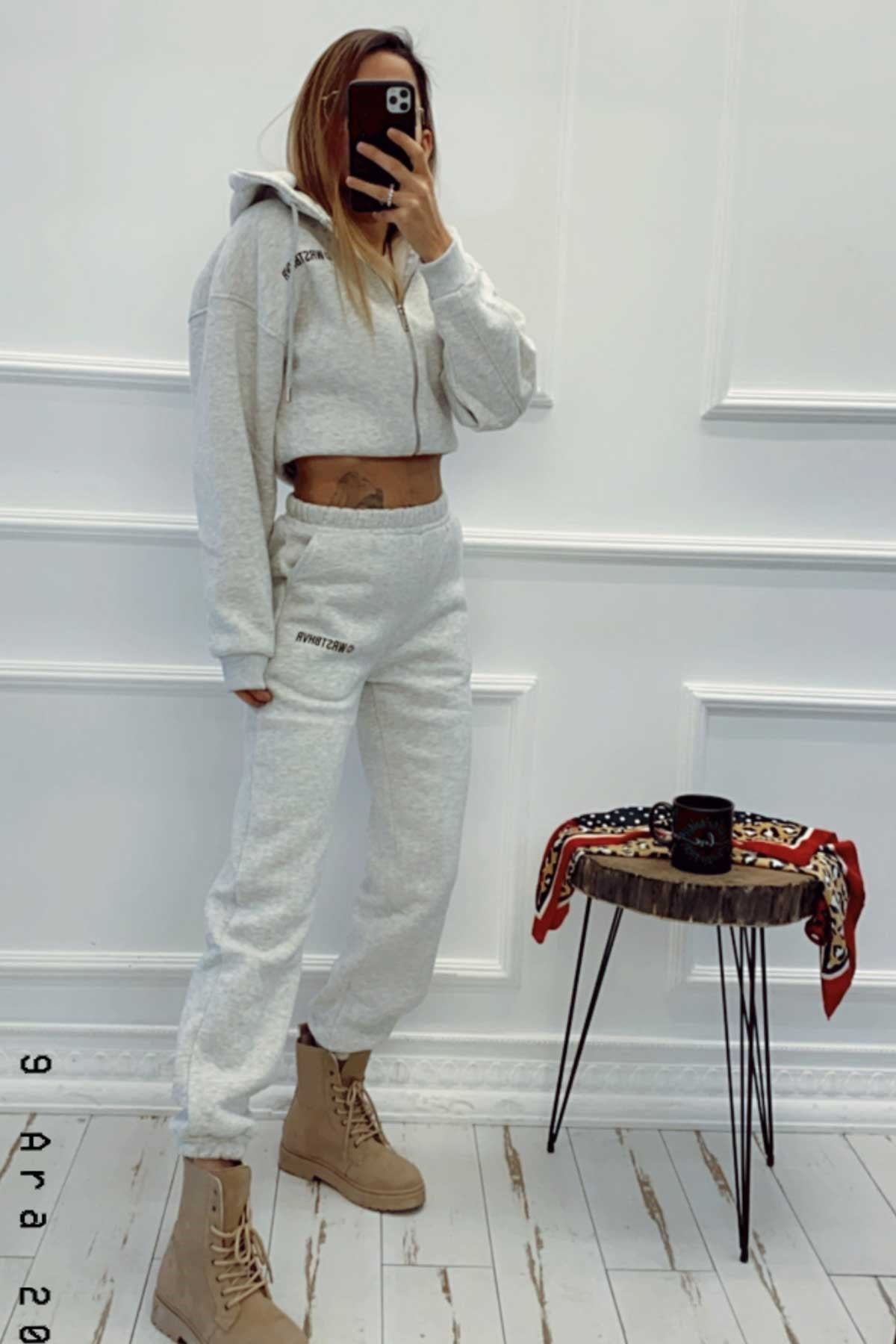 WRST Fermuarlı Sweat Takım