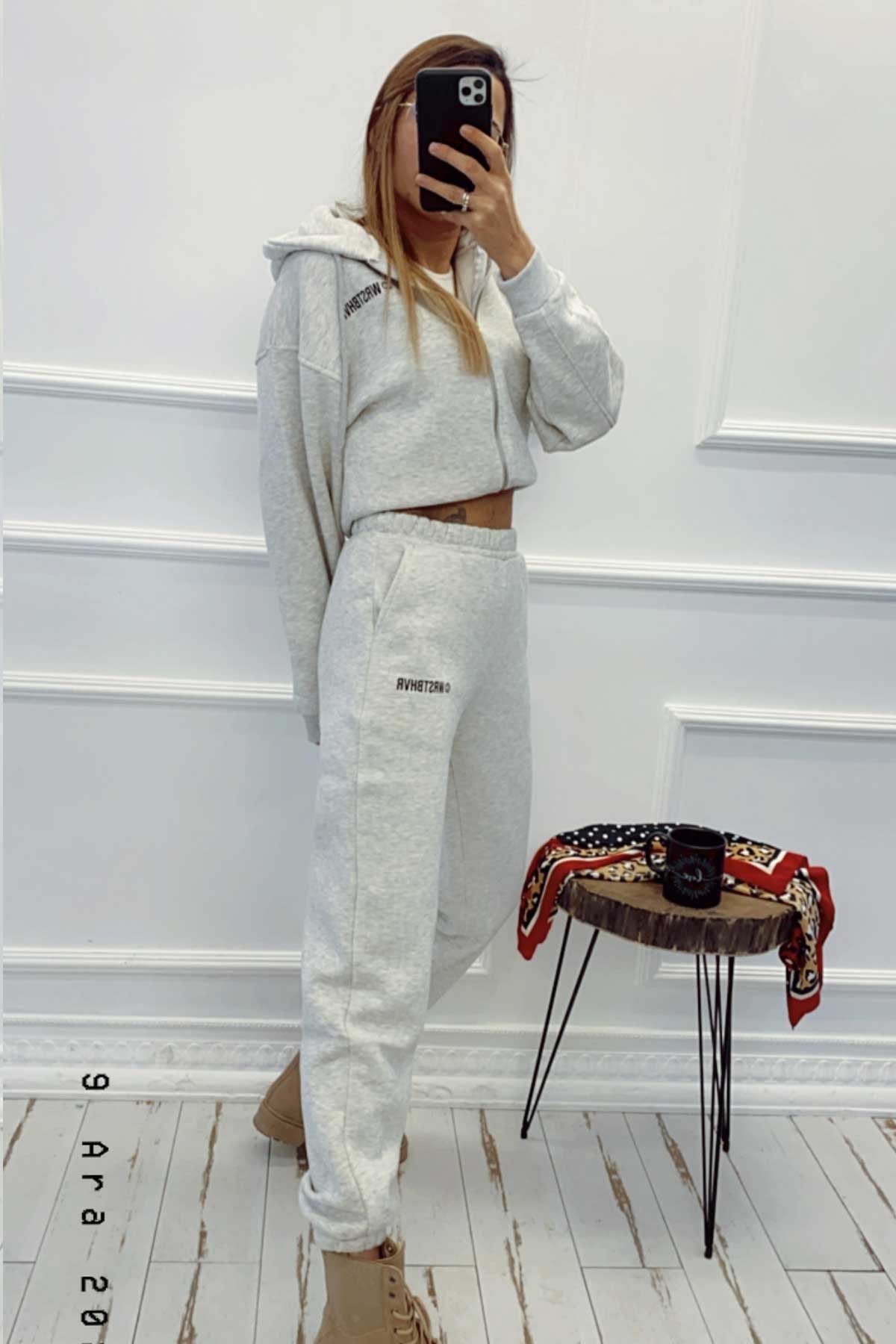 WRST Fermuarlı Sweat Takım