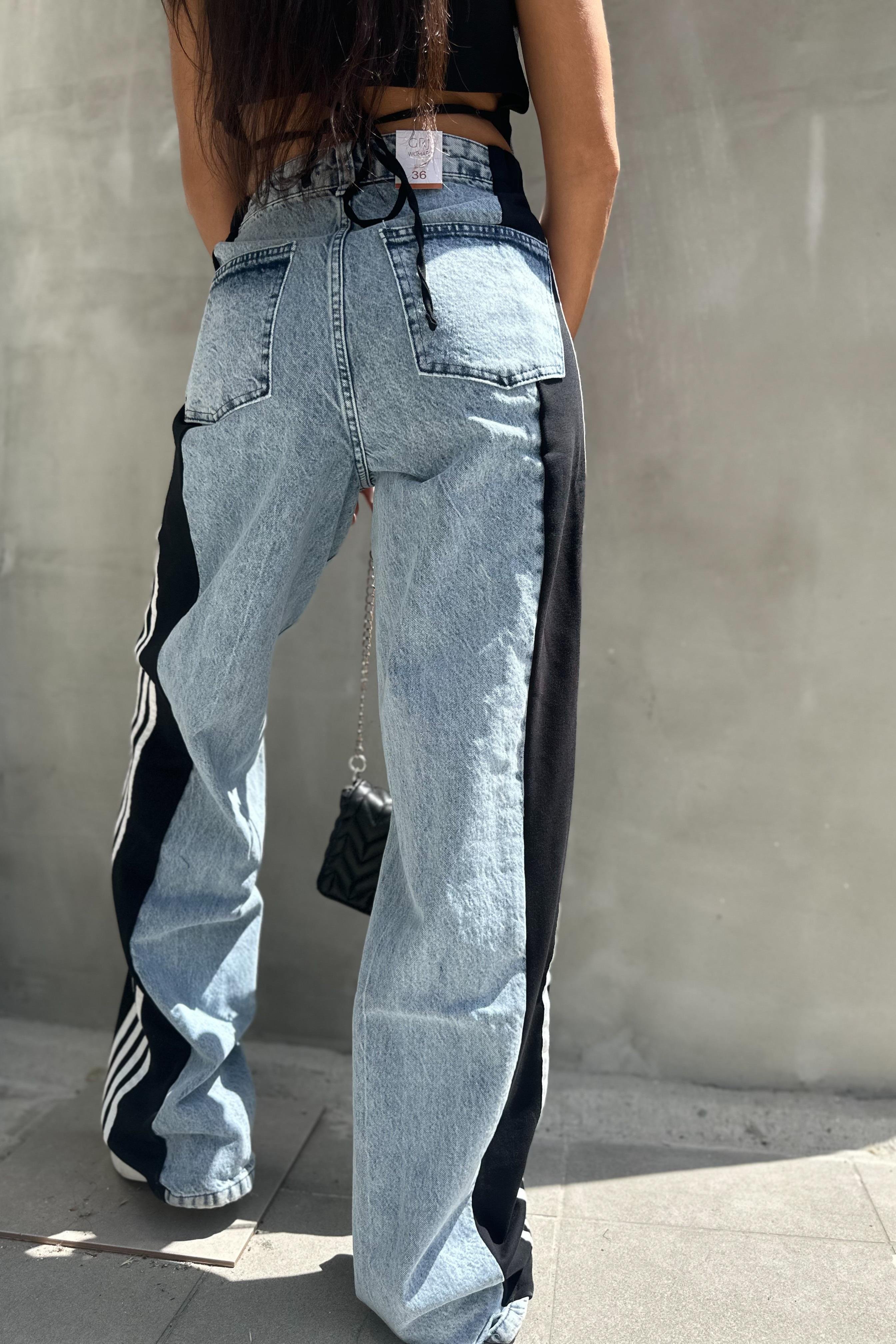 Yanları Şeritli JeanJEAN