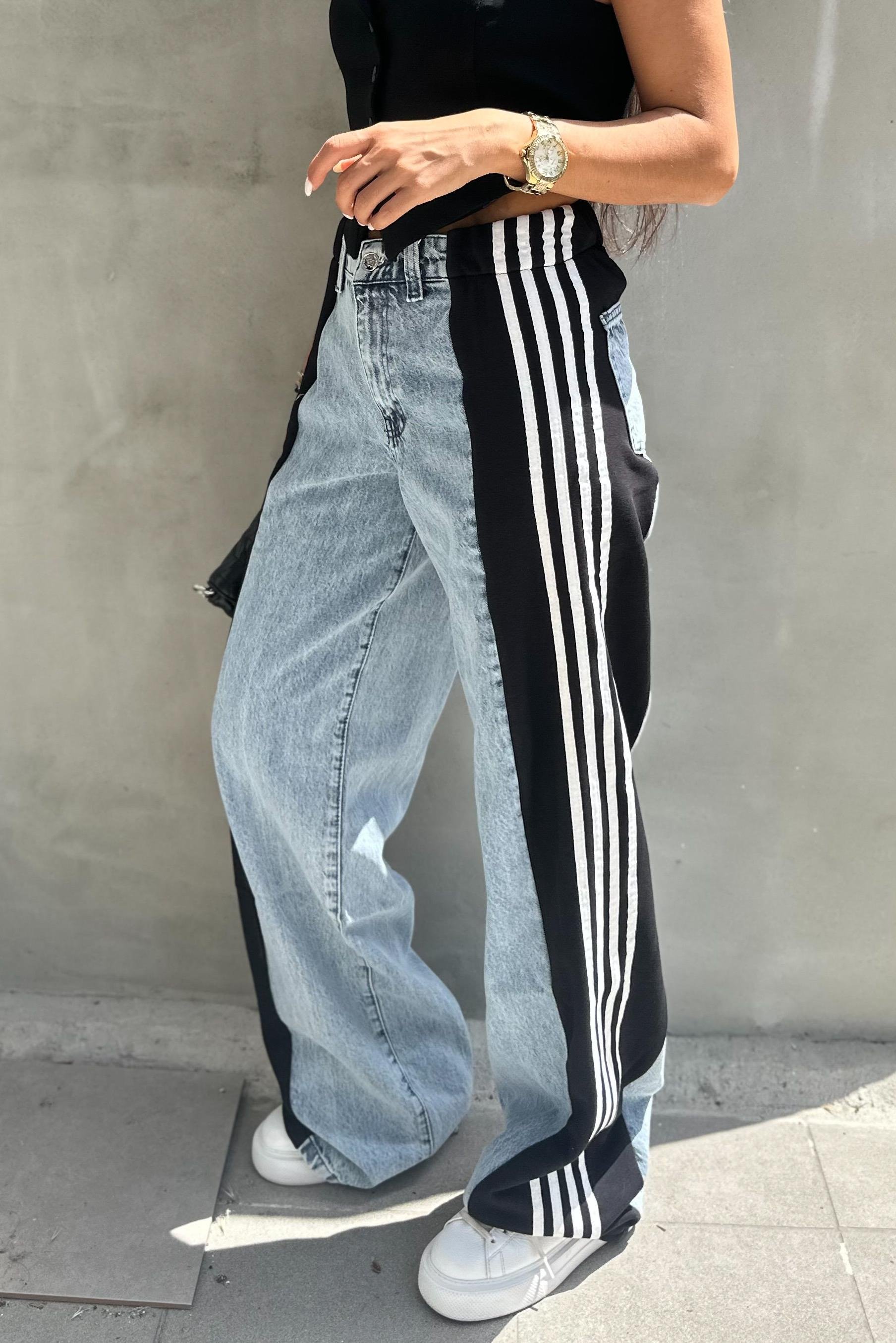 Yanları Şeritli JeanJEAN